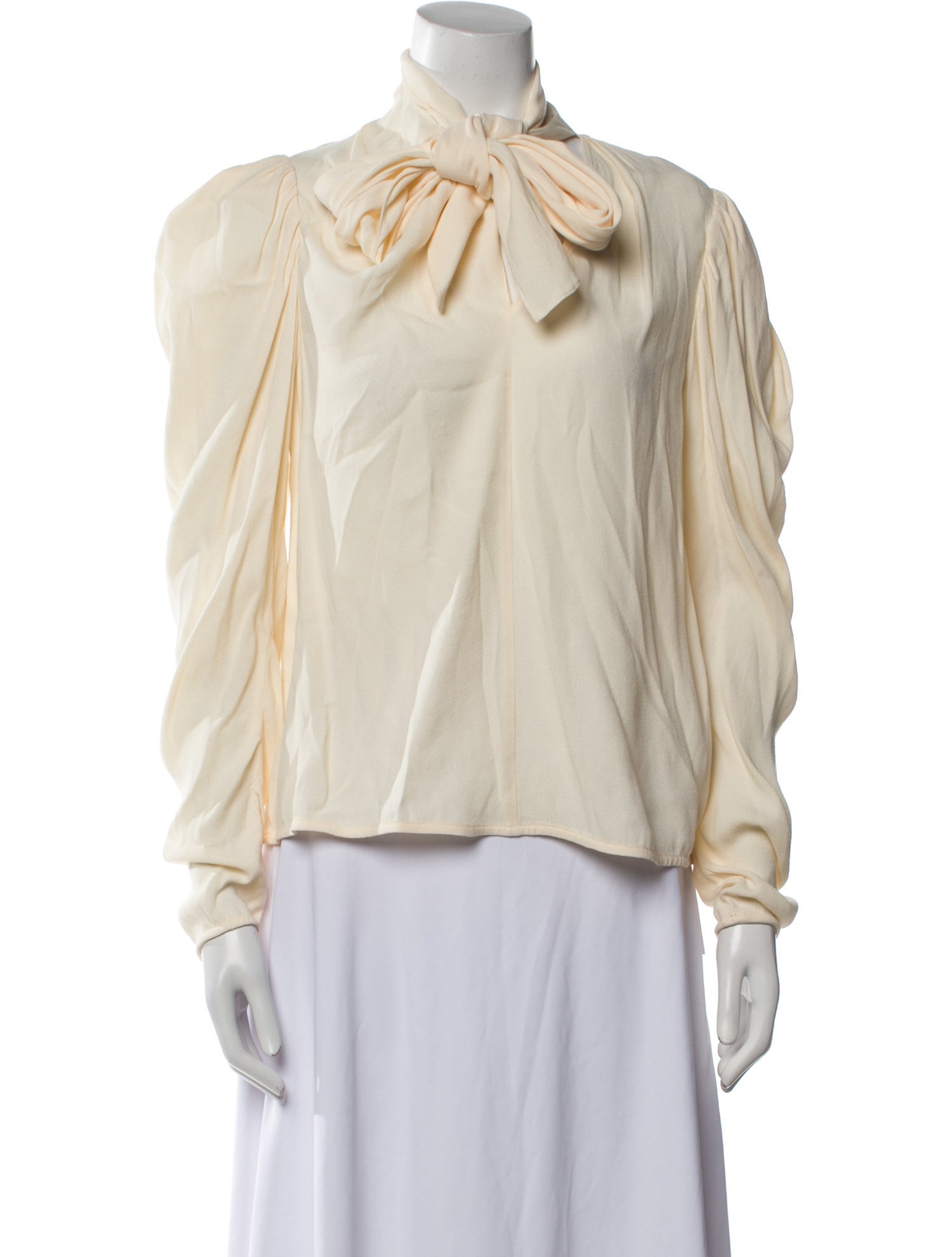 Ulla Johnson Mock Neck Long Sleeve Blouse