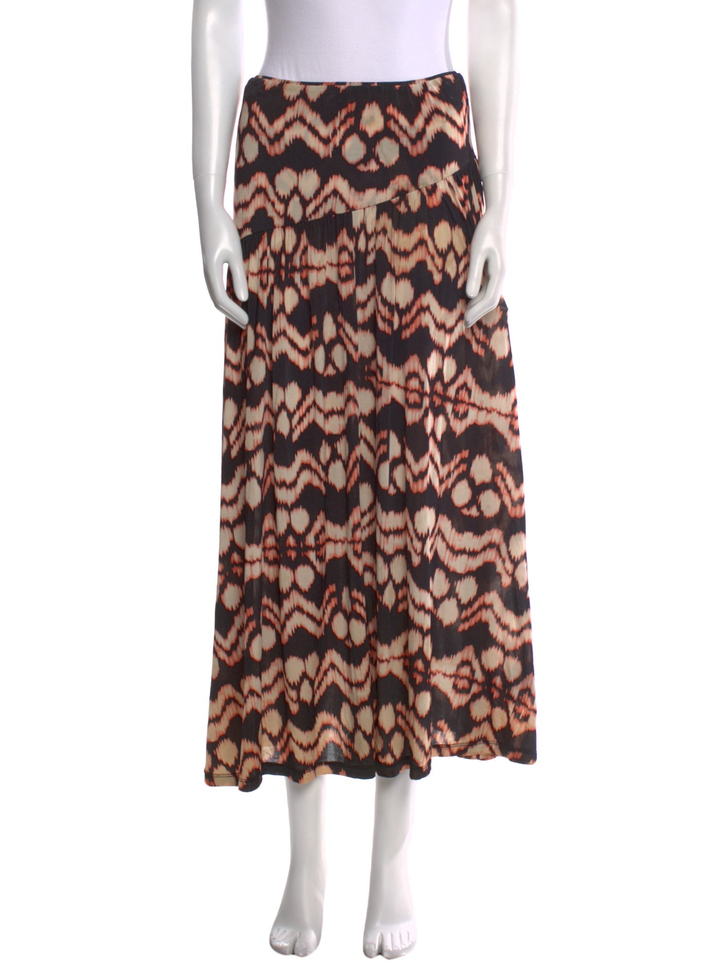 Ulla Johnson Printed Midi Length Skirt