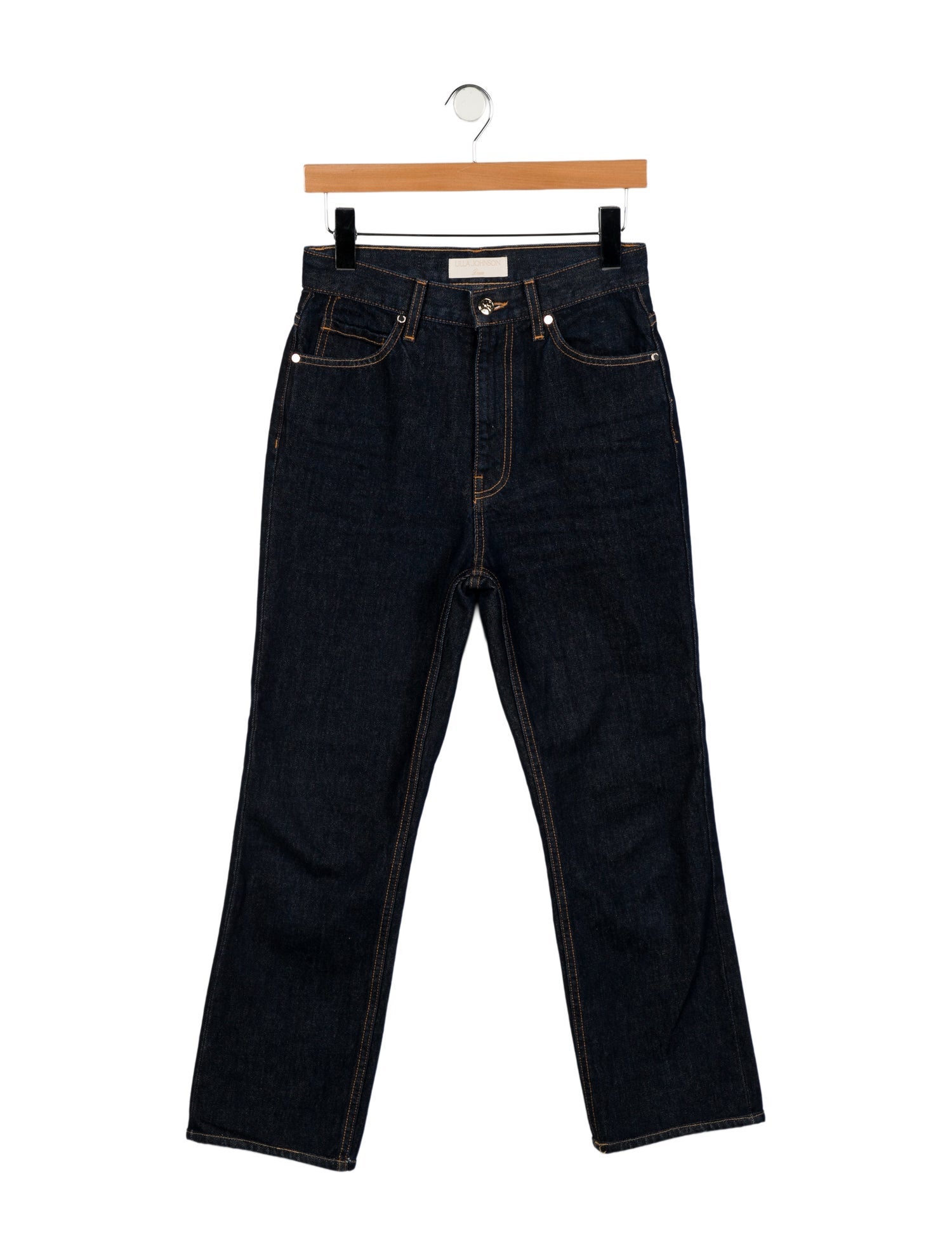 Ulla Johnson High-Rise Straight Leg Jeans