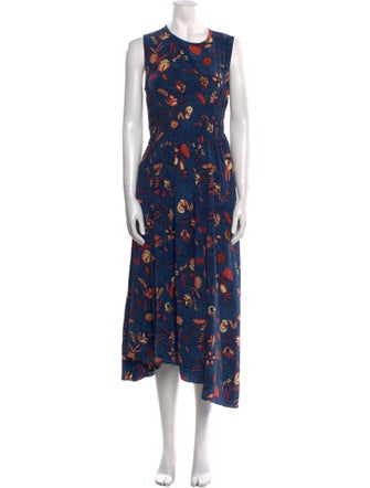 Ulla Johnson Silk Midi Length Dress