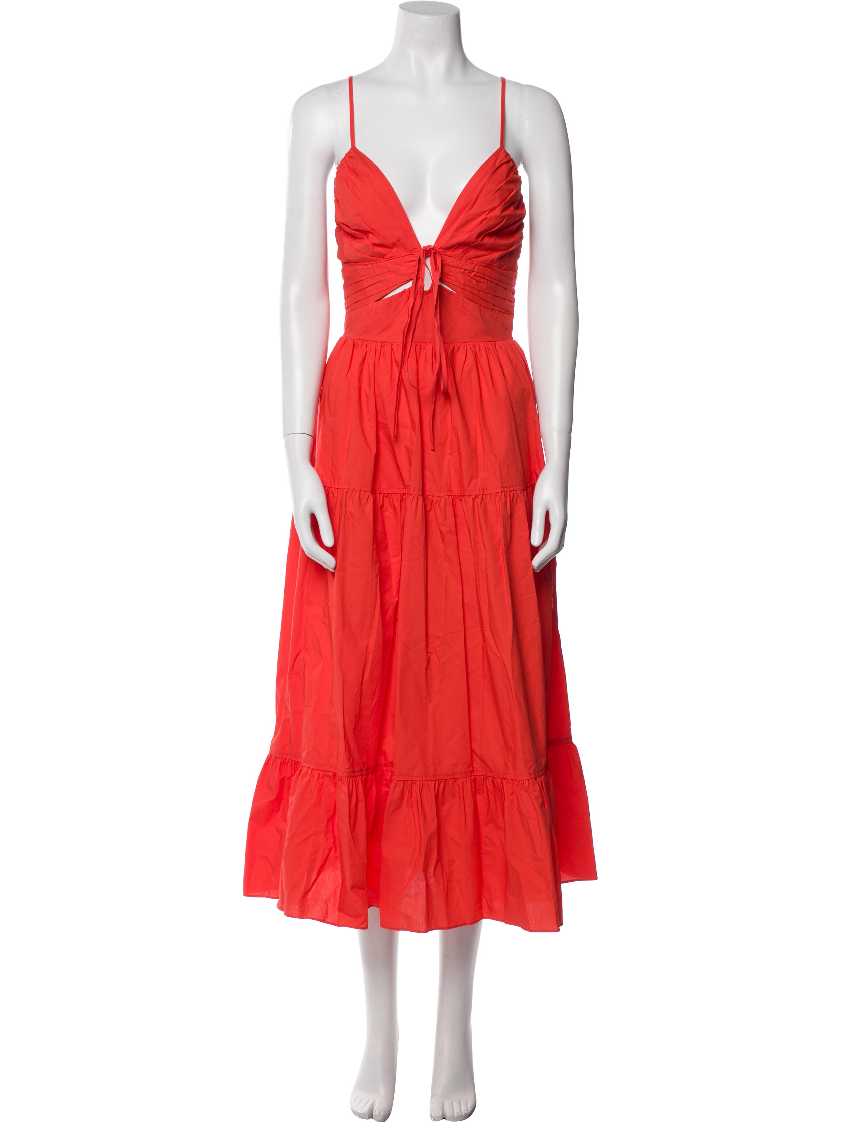 Ulla Johnson V-Neck Long Dress