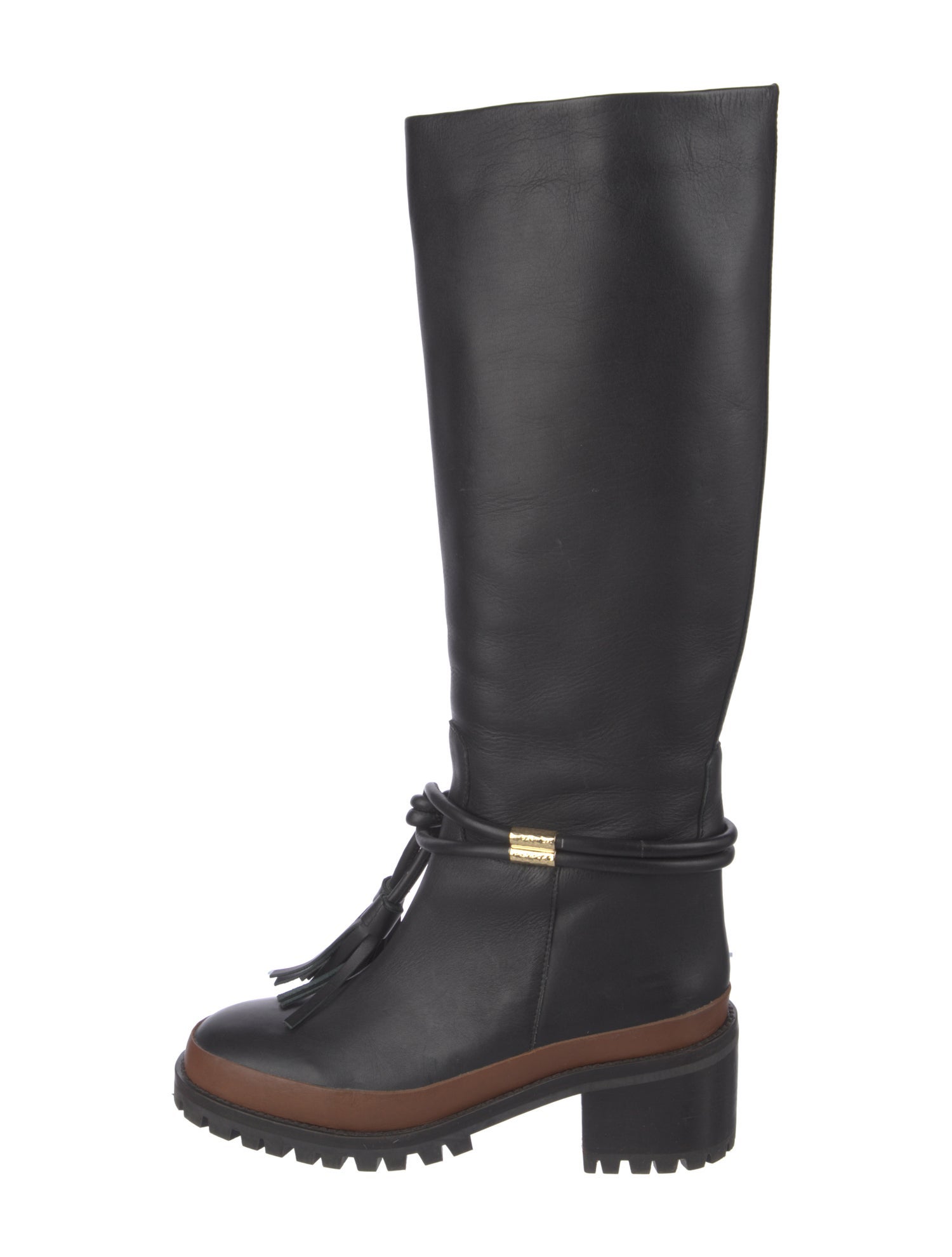 Ulla Johnson Leather Tassel Accents Rain Boots