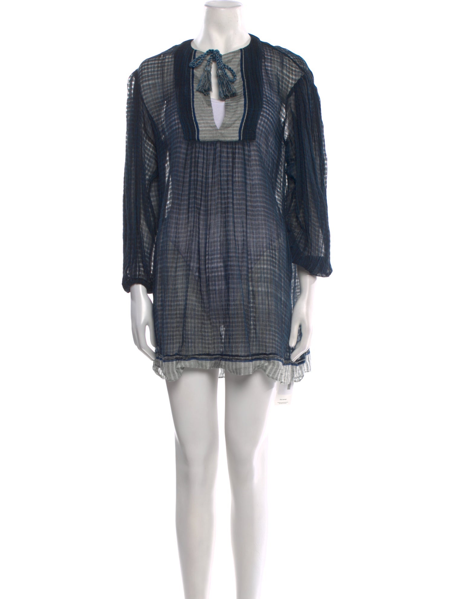 Ulla Johnson Plaid Print Mini Dress