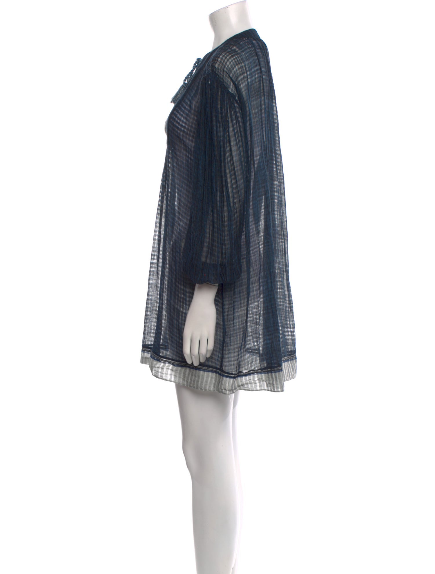 Ulla Johnson Plaid Print Mini Dress