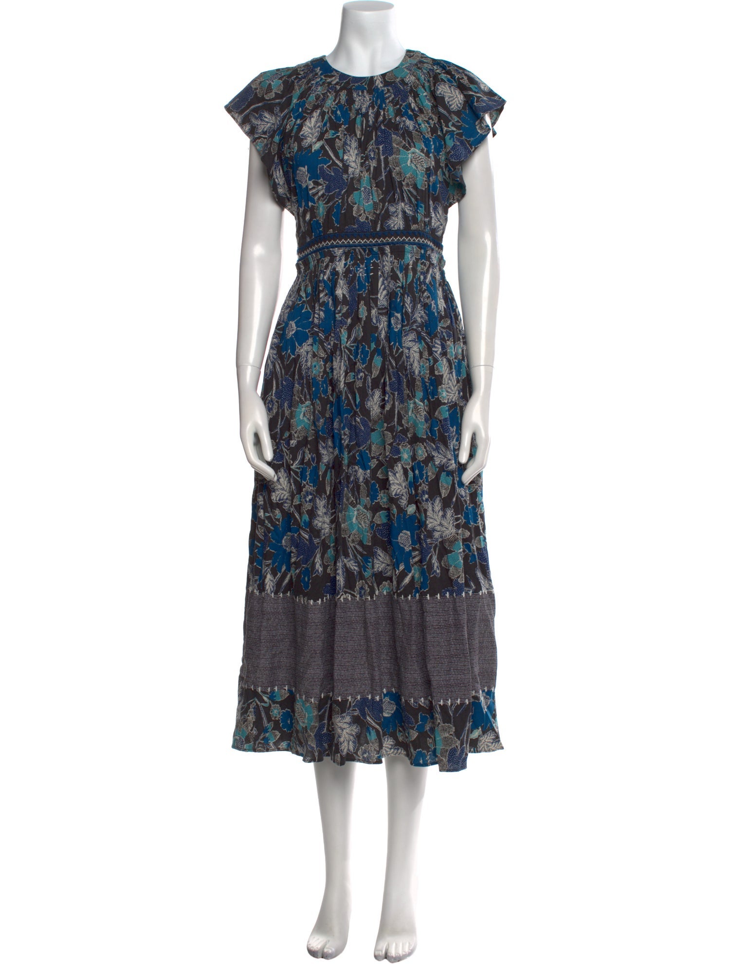 Ulla Johnson Floral Print Long Dress