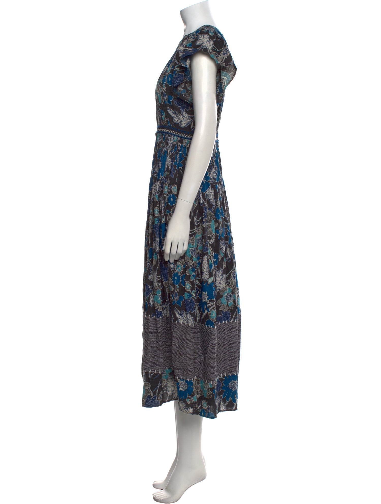 Ulla Johnson Floral Print Long Dress