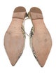 Ulla Johnson Leather Animal Print D'Orsay Flats