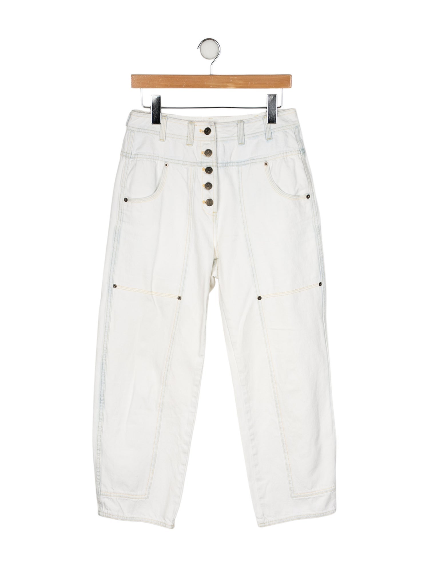 Ulla Johnson High-Rise Straight Leg Jeans