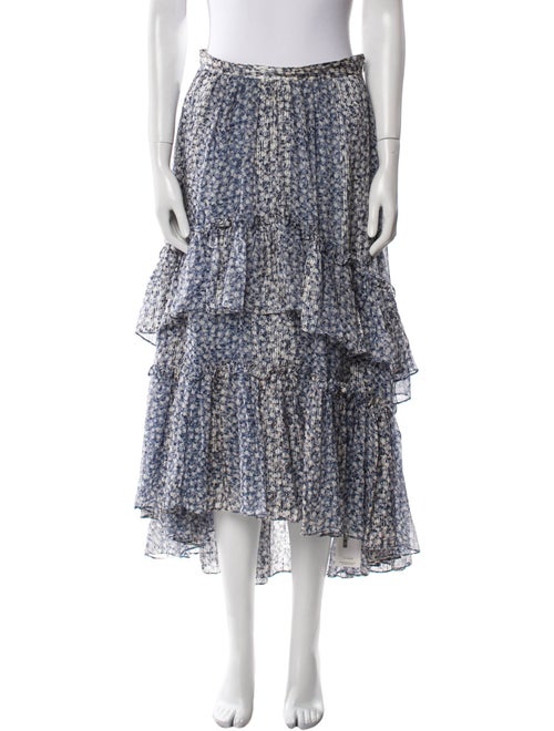 Ulla Johnson Silk Midi Length Skirt