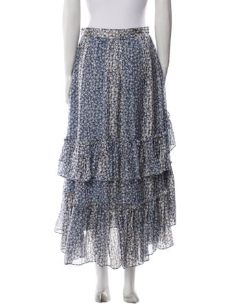 Ulla Johnson Silk Midi Length Skirt