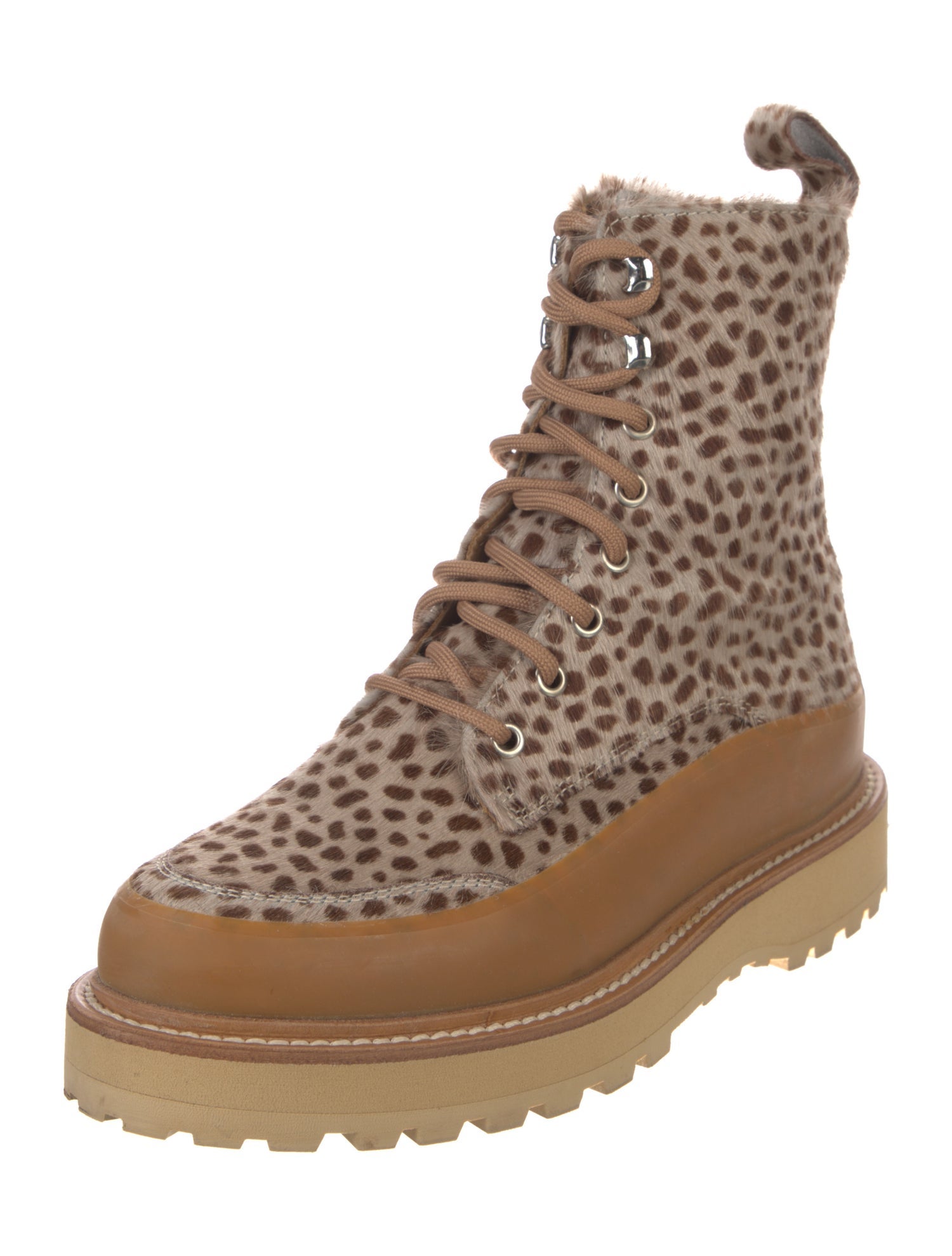 Ulla Johnson Ponyhair Combat Boots
