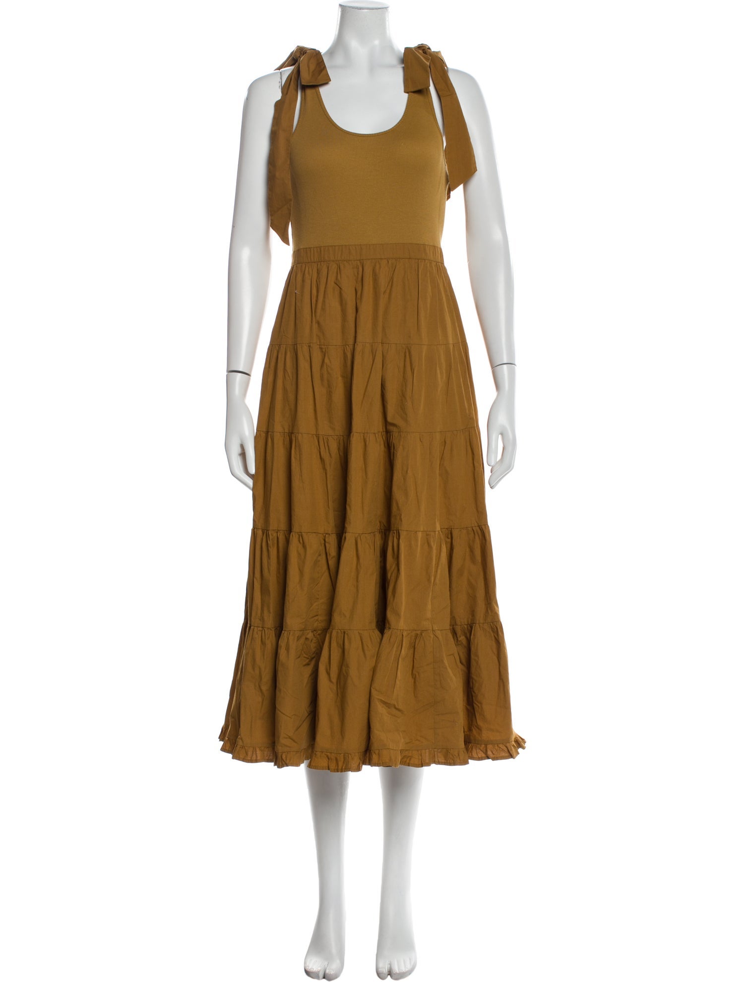 Ulla Johnson Scoop Neck Long Dress