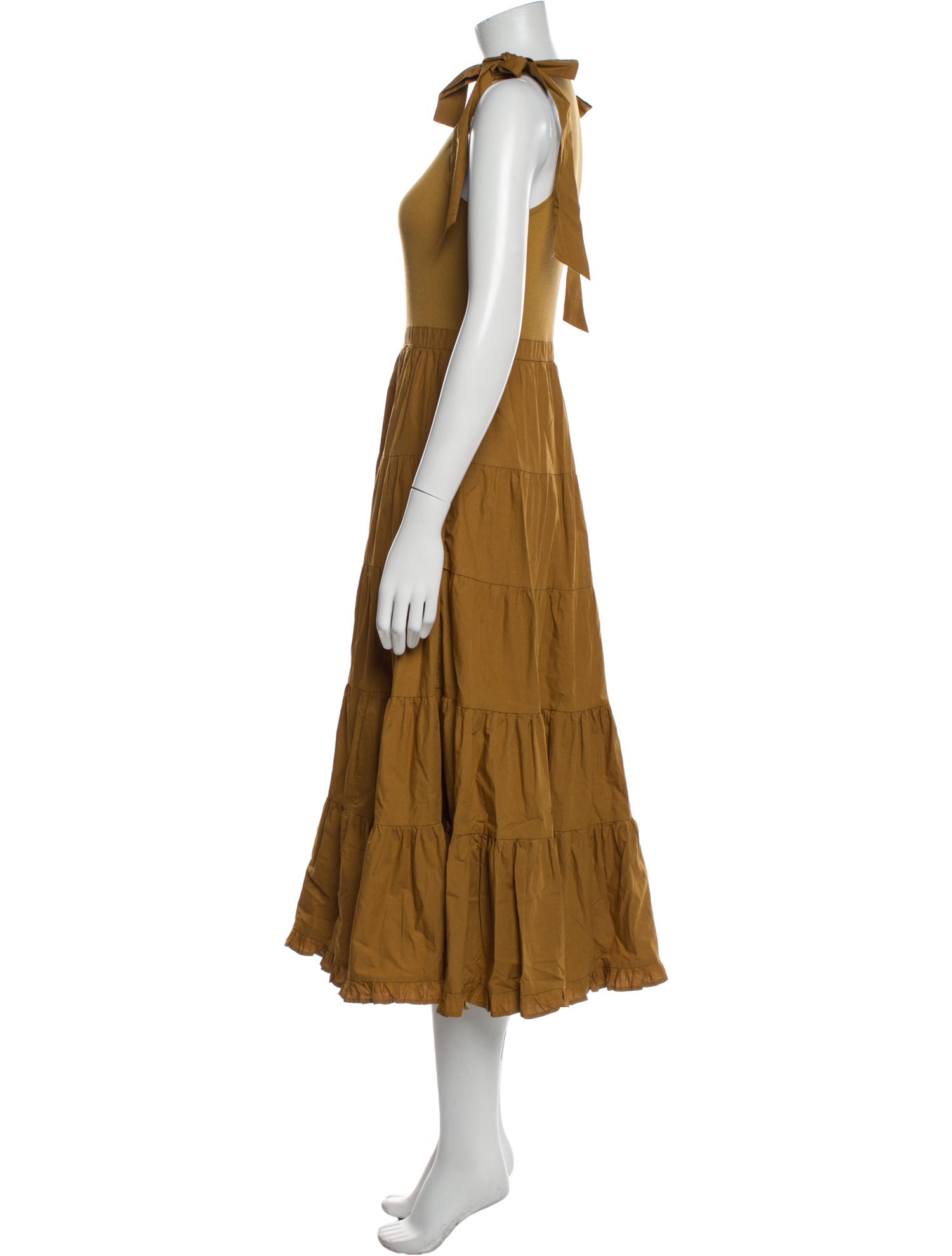 Ulla Johnson Scoop Neck Long Dress