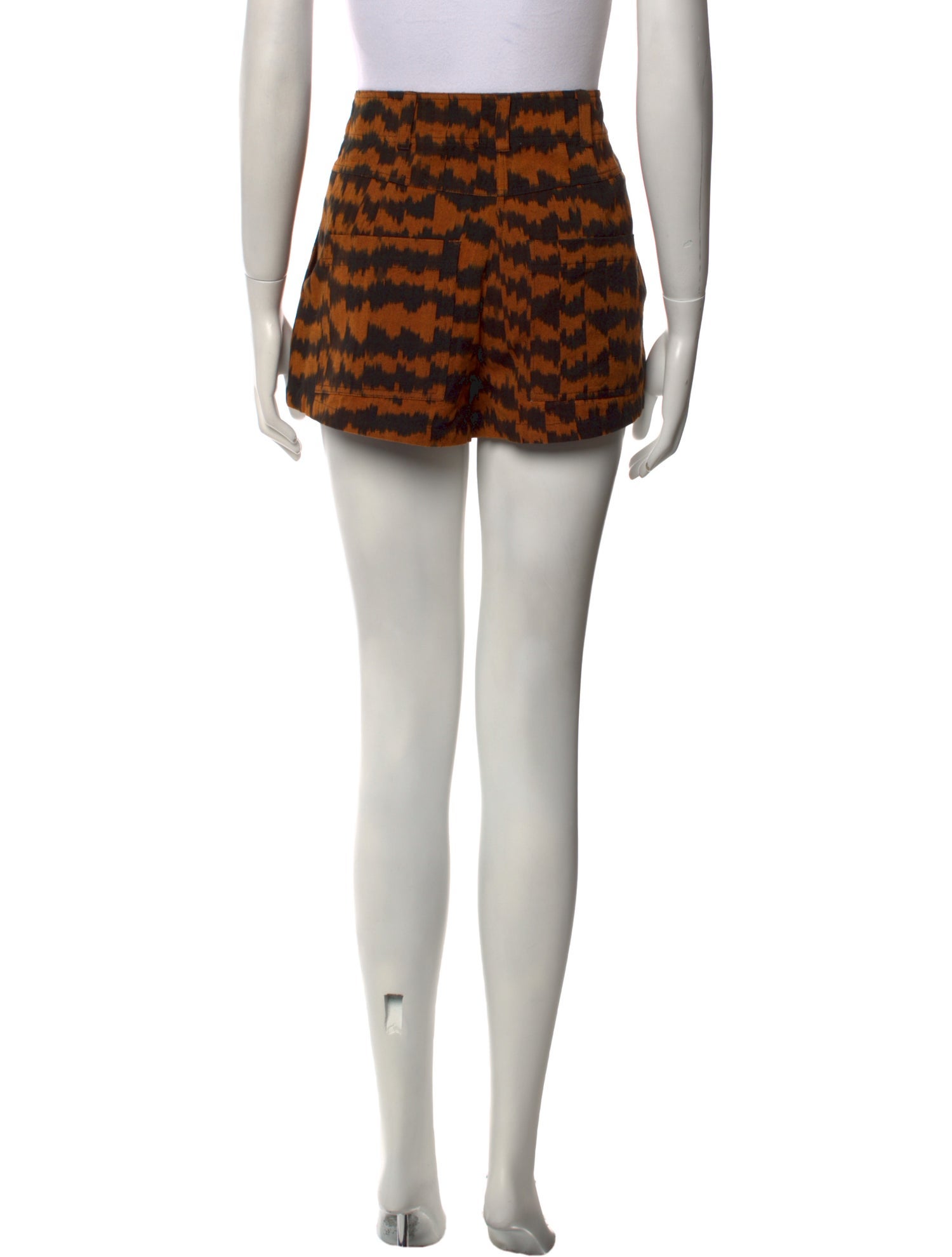 Ulla Johnson Animal Print Mini Shorts