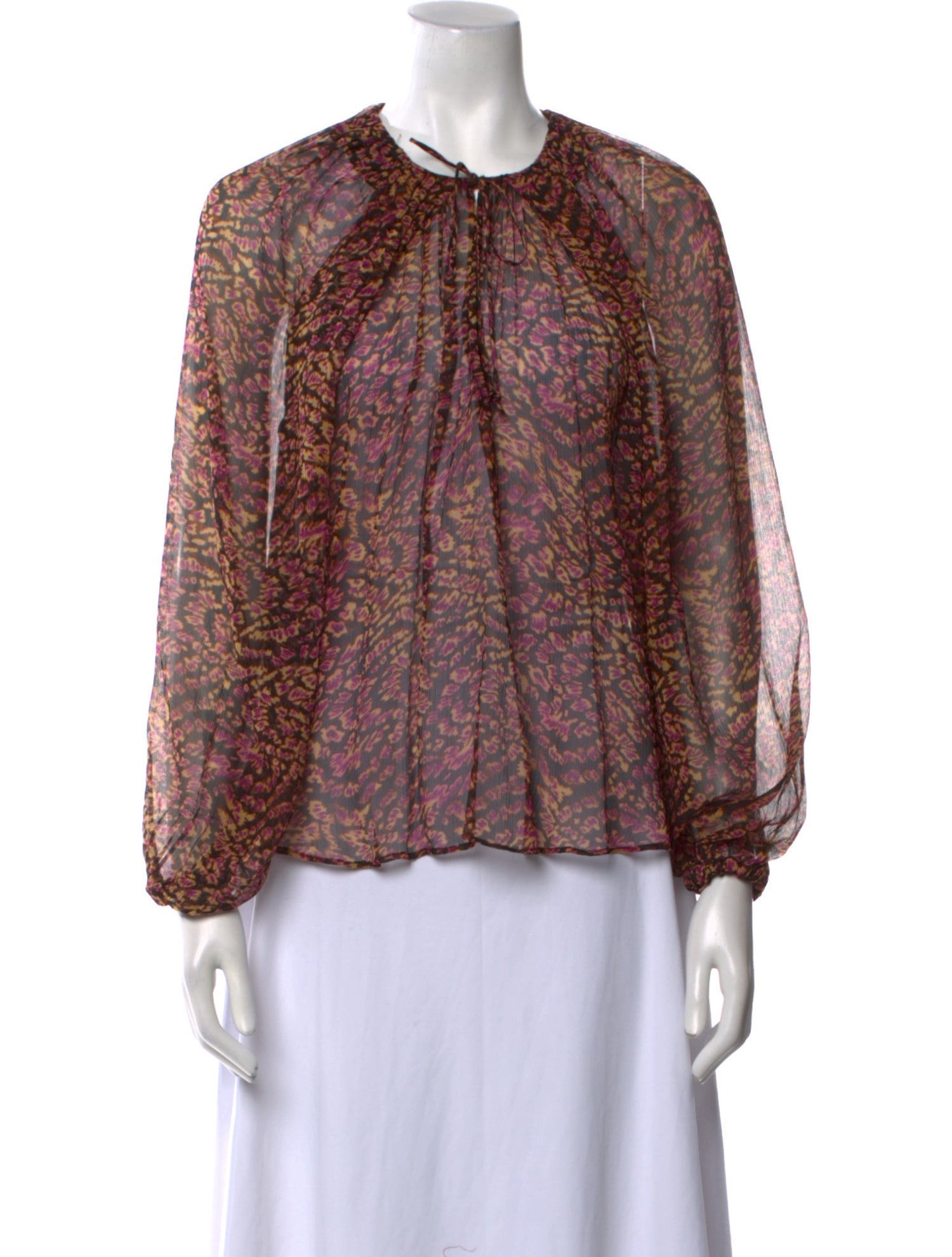 Ulla Johnson Silk Printed Blouse
