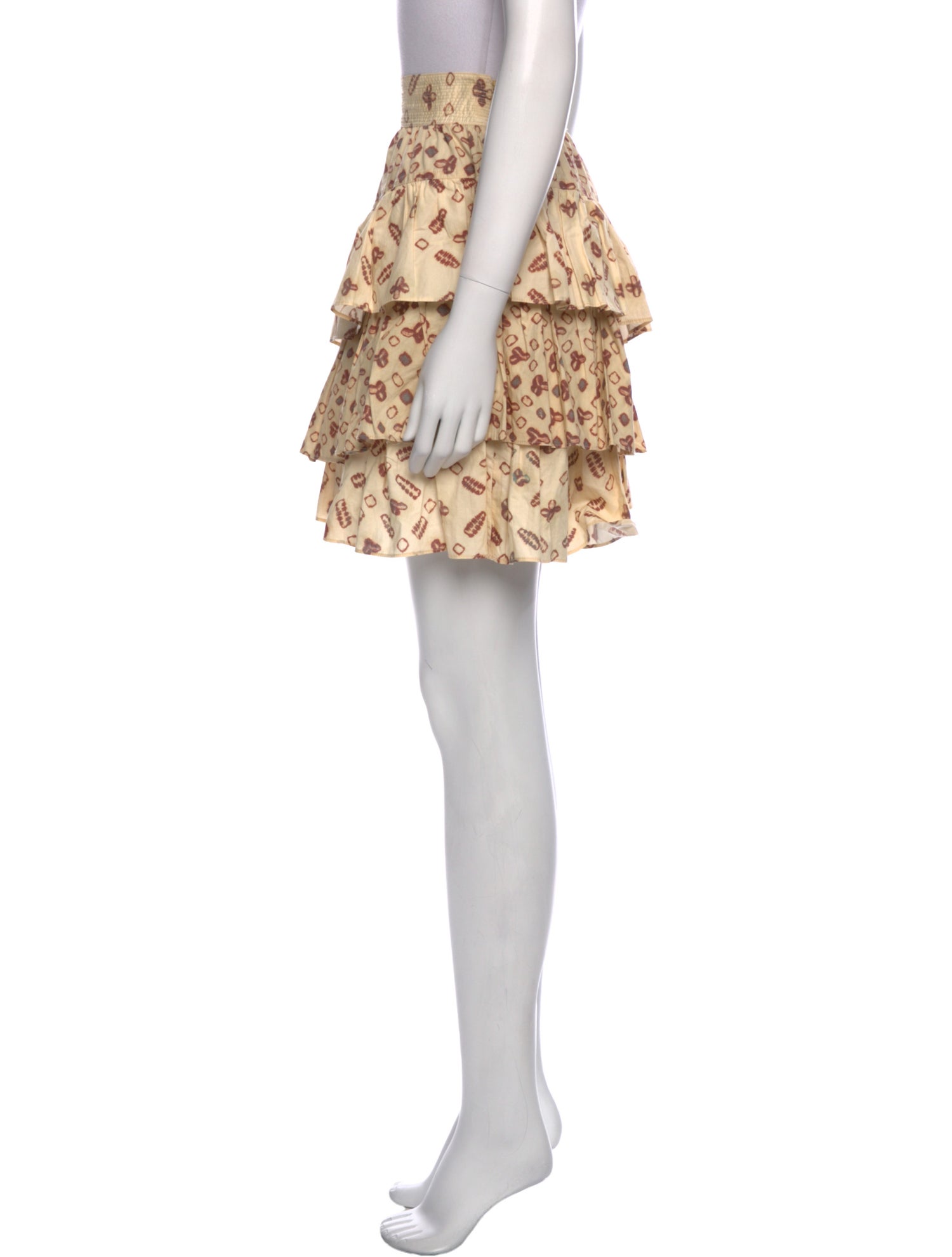 Ulla Johnson Animal Print Mini Skirt