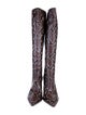 Ulla Johnson Snakeskin Animal Print Boots