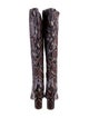 Ulla Johnson Snakeskin Animal Print Boots