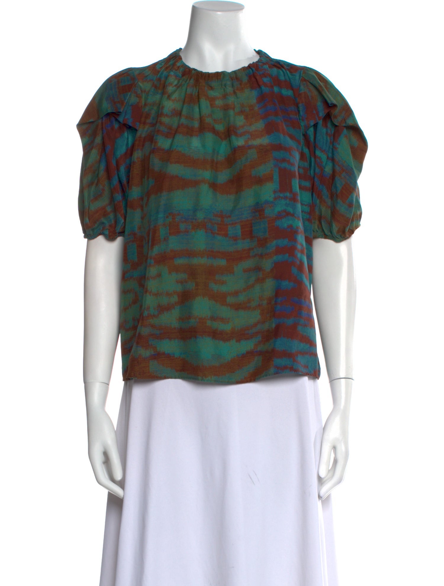 Ulla Johnson Silk Printed Blouse