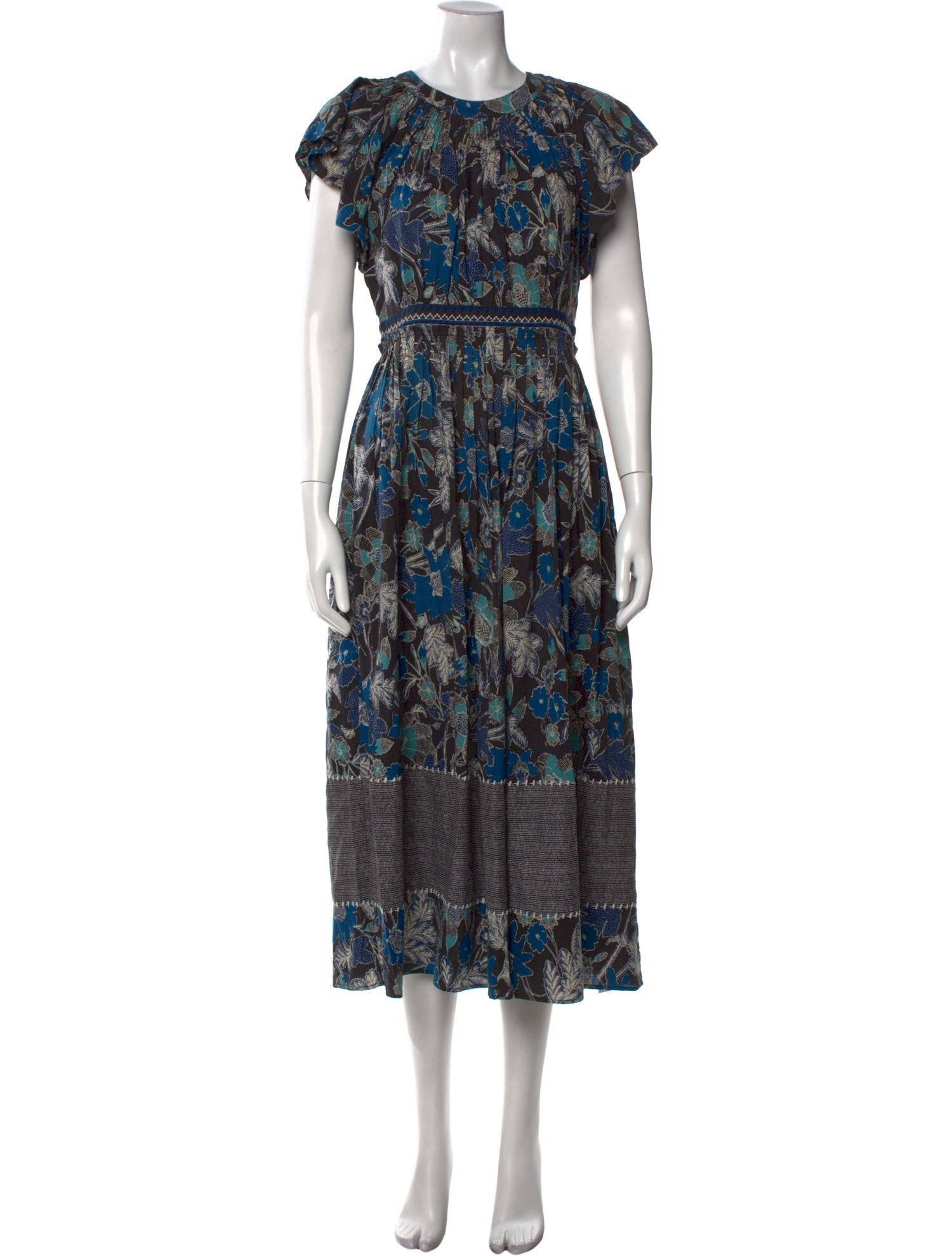 Ulla Johnson Printed Midi Length Dress