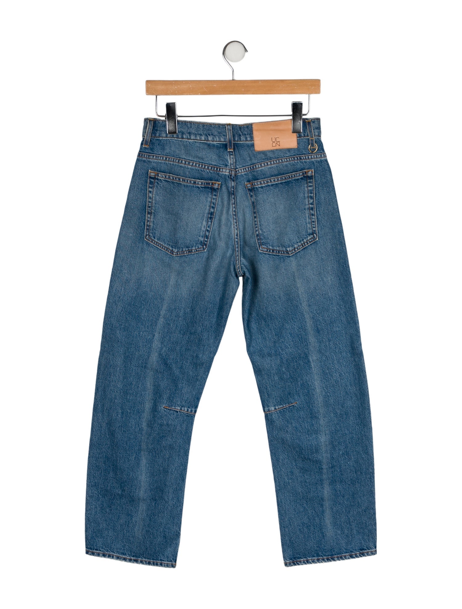 Ulla Johnson Mid-Rise Straight Leg Jeans