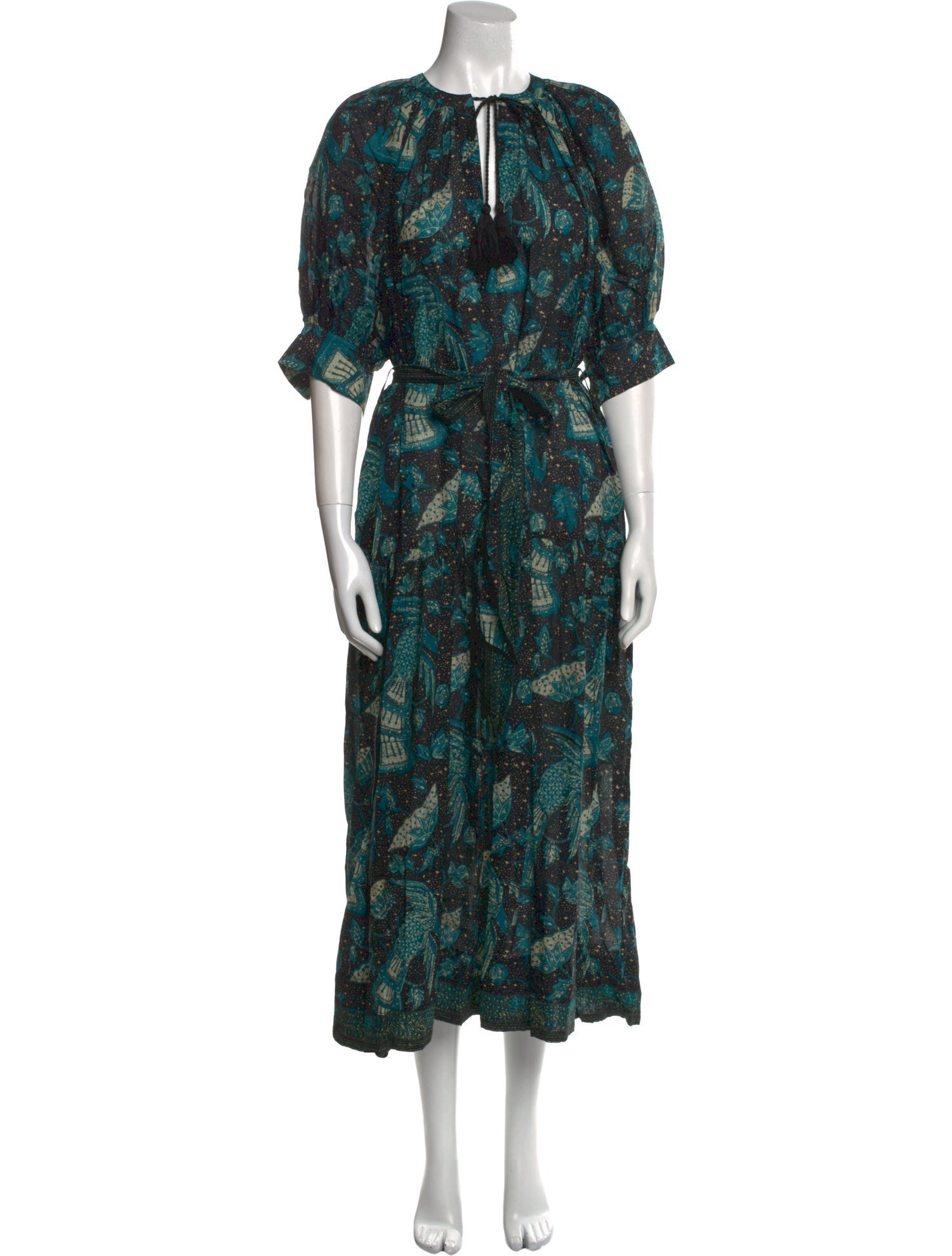 Ulla Johnson Floral Print Long Dress w/ Tags