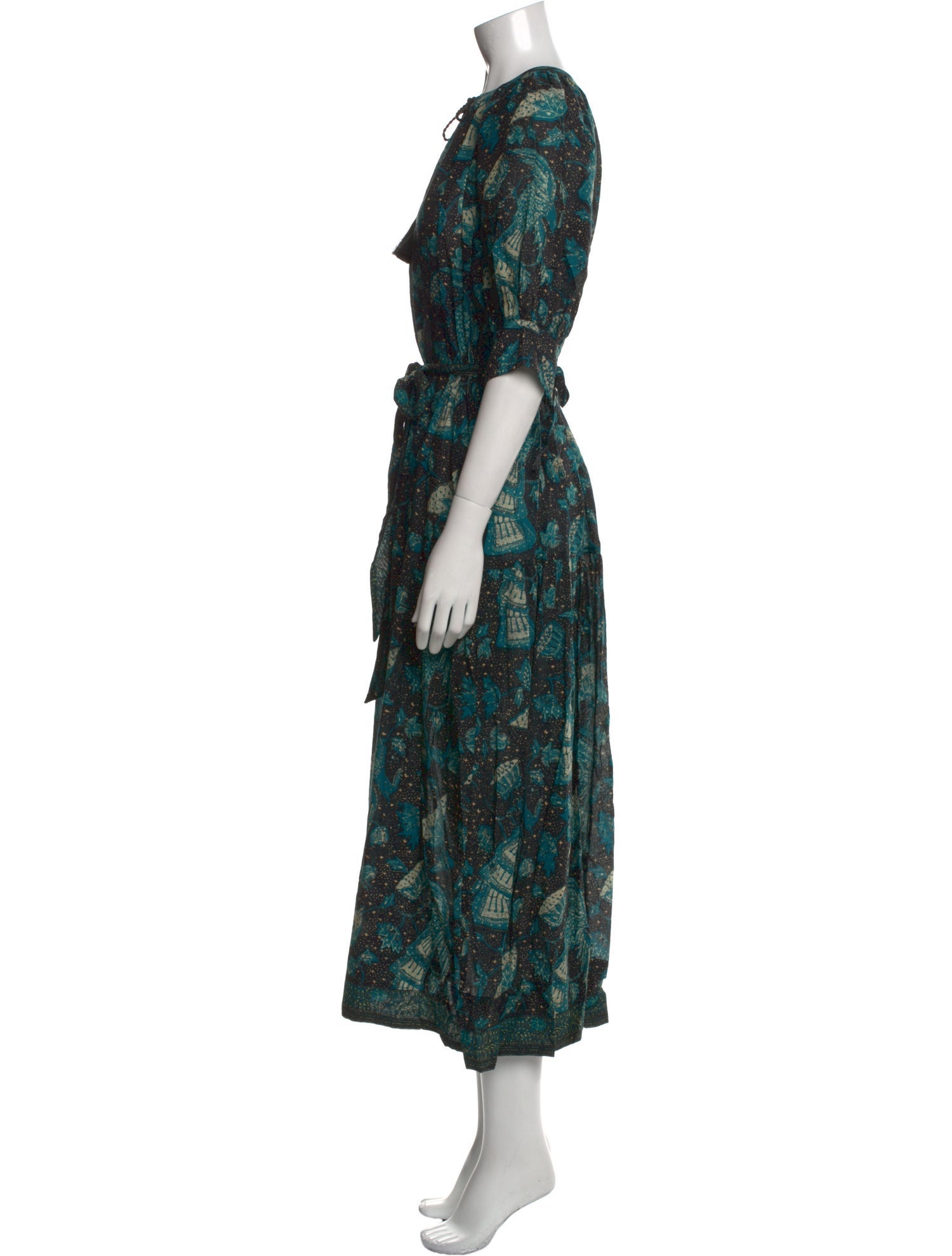 Ulla Johnson Floral Print Long Dress w/ Tags
