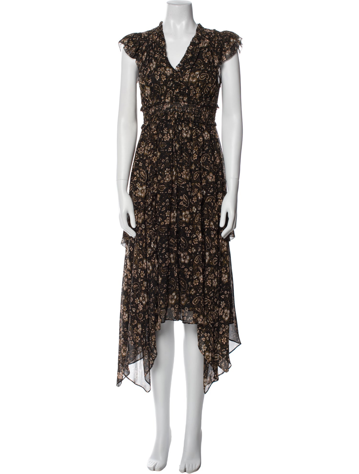 Ulla Johnson Floral Print Long Dress