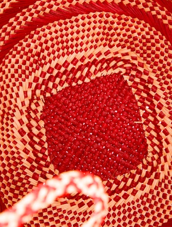 Ulla Johnson Straw Top Handle Bag