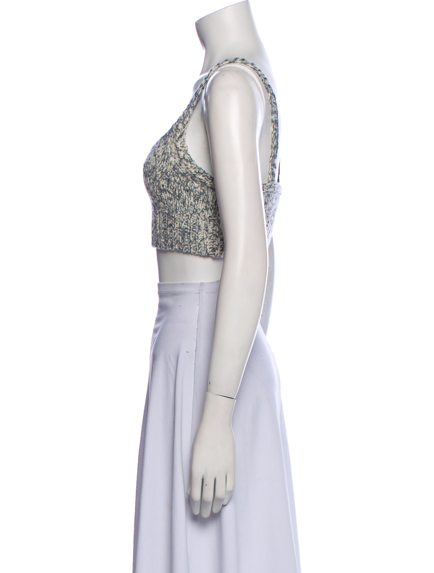 Ulla Johnson Wool Printed Crop Top w/ Tags