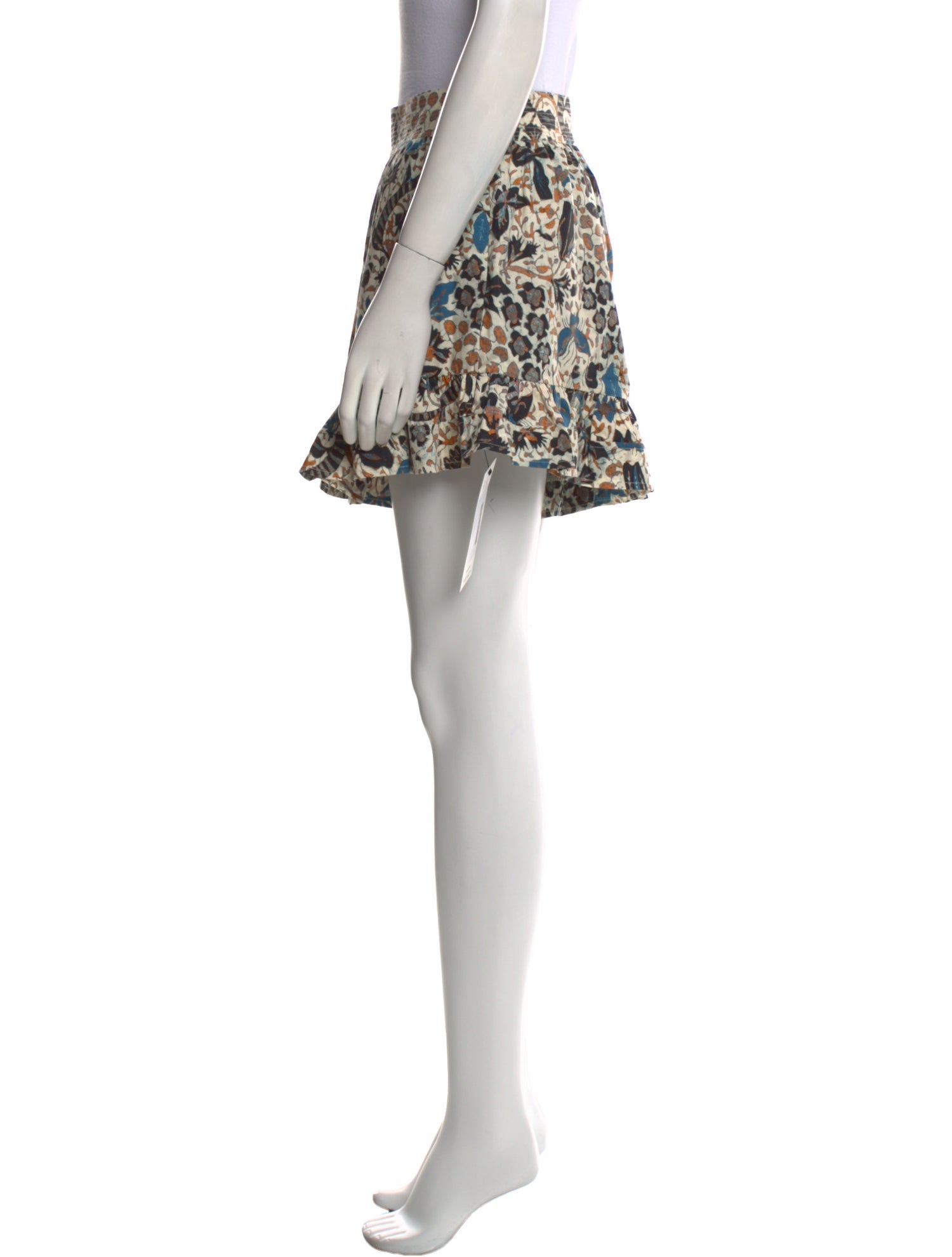 Ulla Johnson Floral Print Mini Shorts