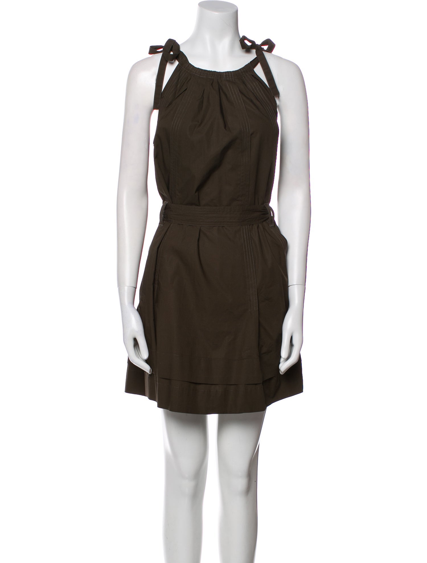 Ulla Johnson Scoop Neck Mini Dress
