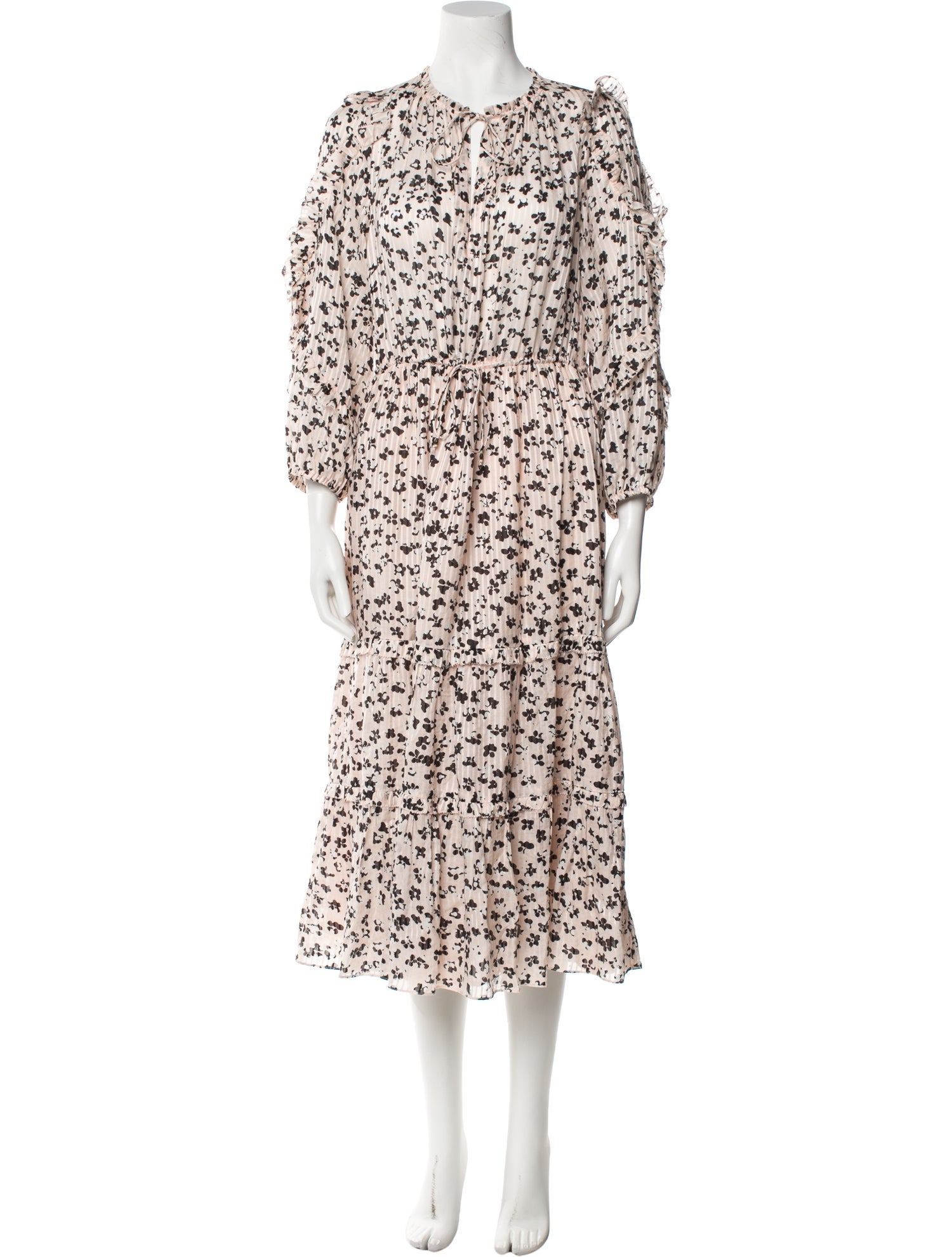 Ulla Johnson Silk Midi Length Dress