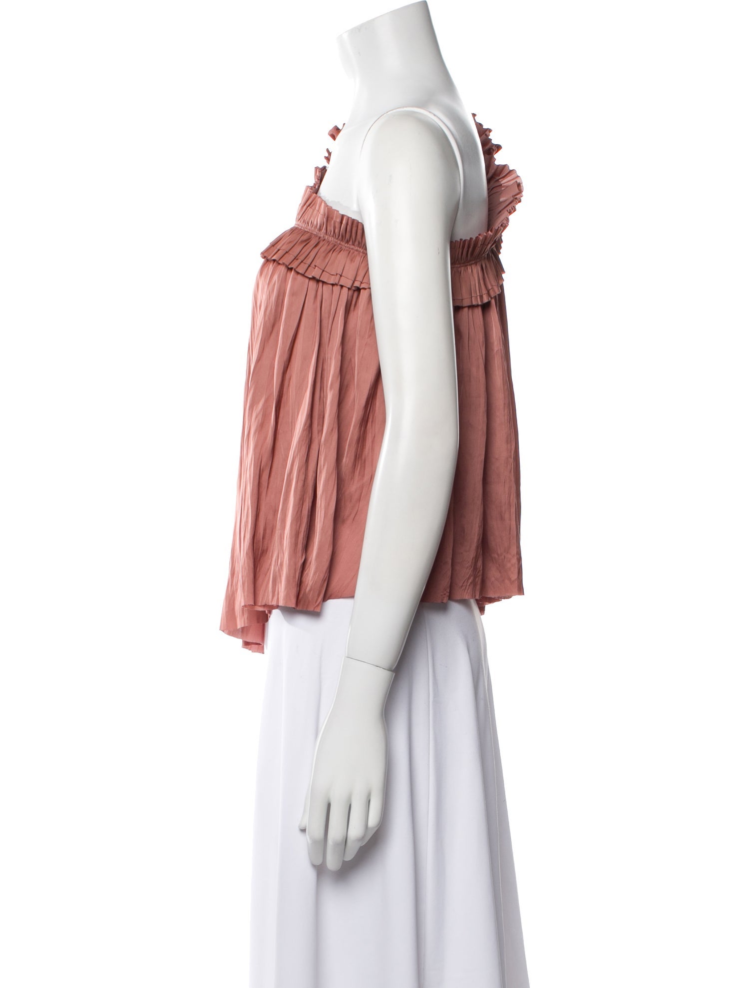 Ulla Johnson One-Shoulder Sleeveless Blouse