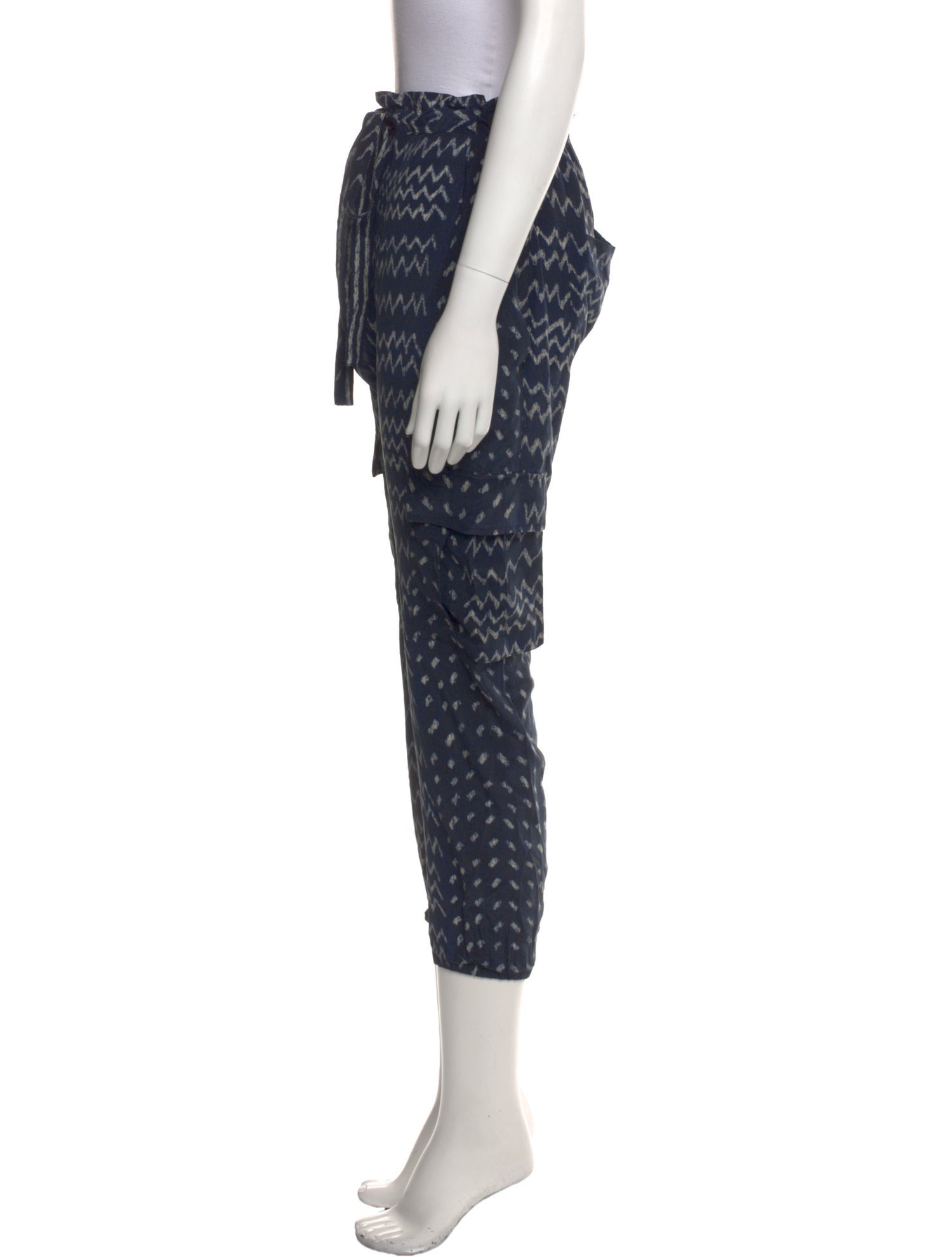 Ulla Johnson Silk Skinny Leg Pants