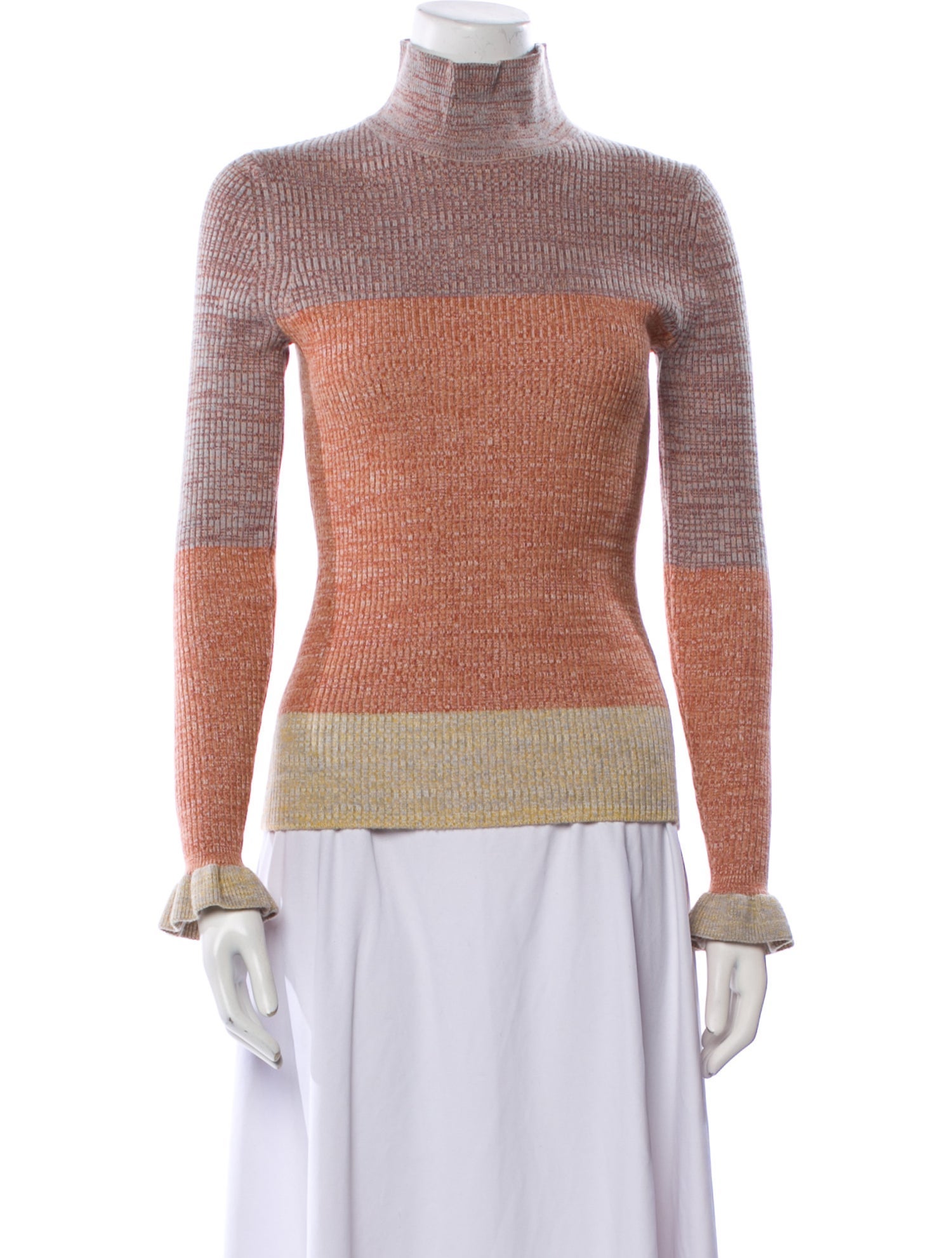 Ulla Johnson Striped Turtleneck Sweater