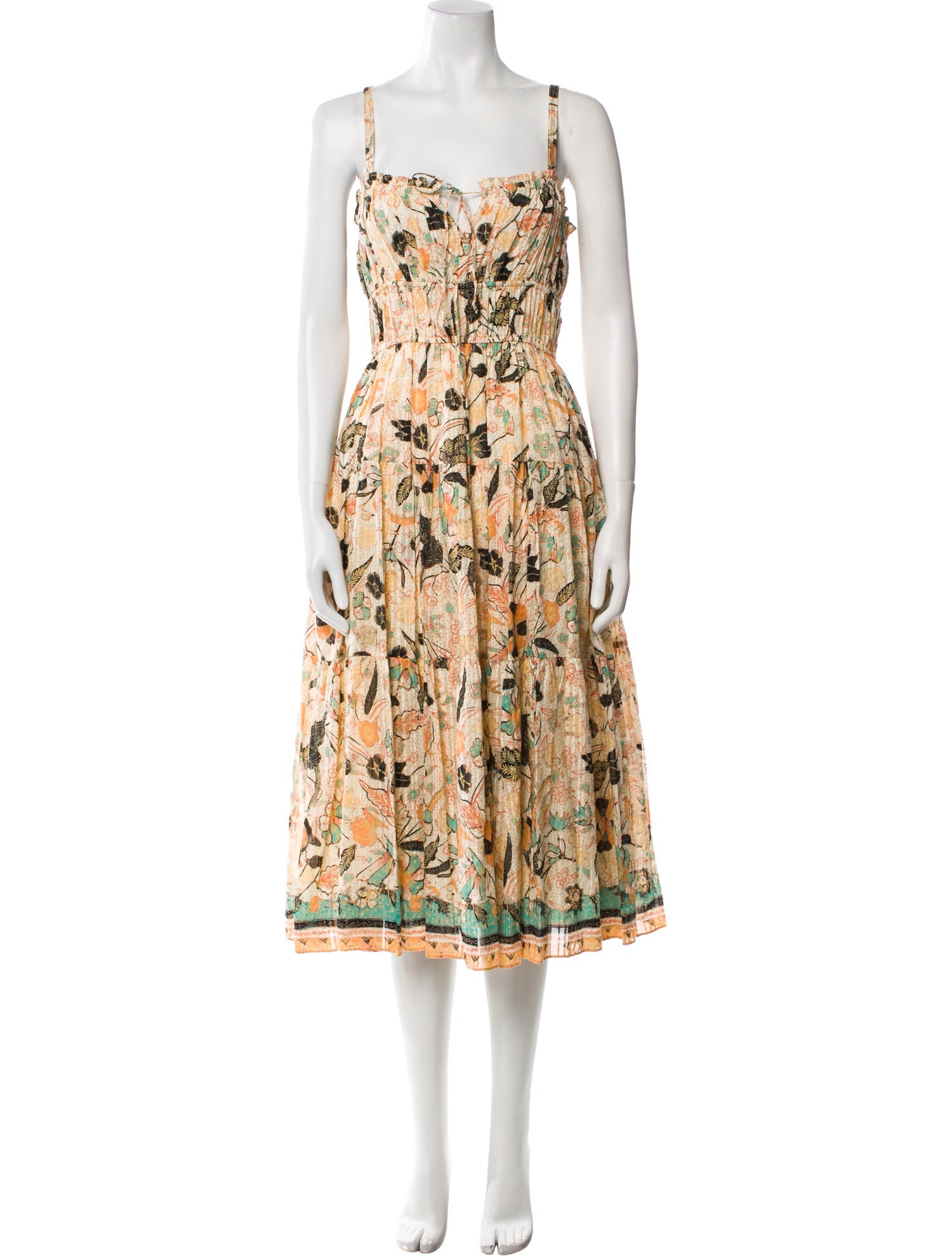 Ulla Johnson Floral Print Long Dress