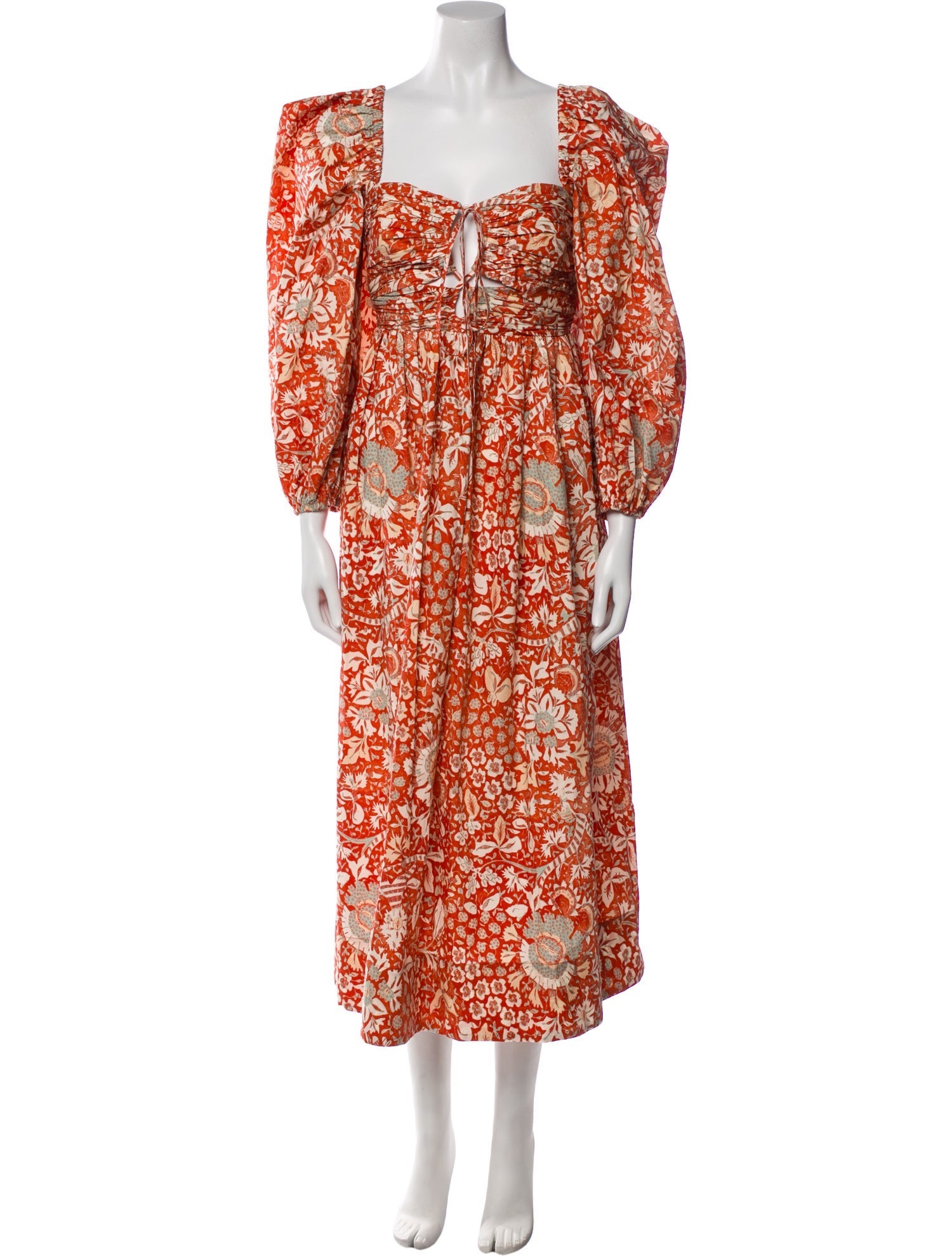 Ulla Johnson Floral Print Long Dress w/ Tags