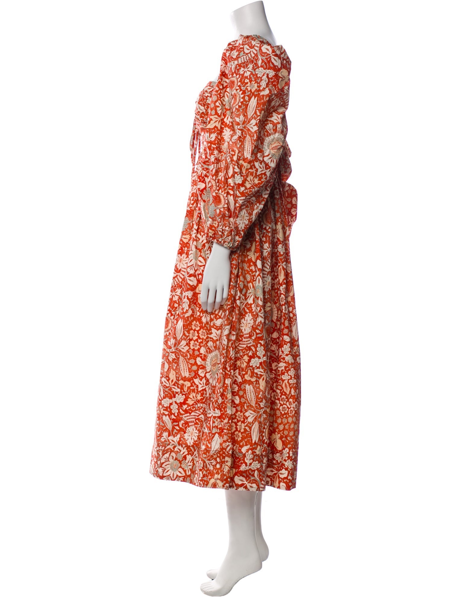 Ulla Johnson Floral Print Long Dress w/ Tags