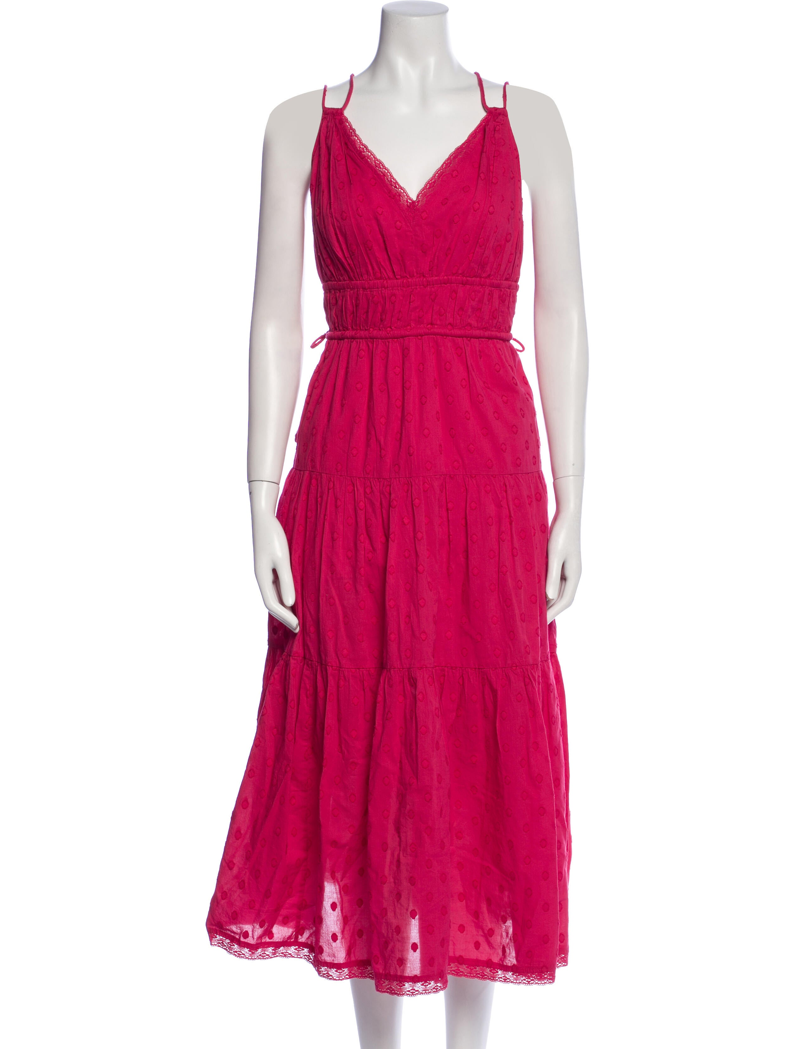 Ulla Johnson V-Neck Long Dress