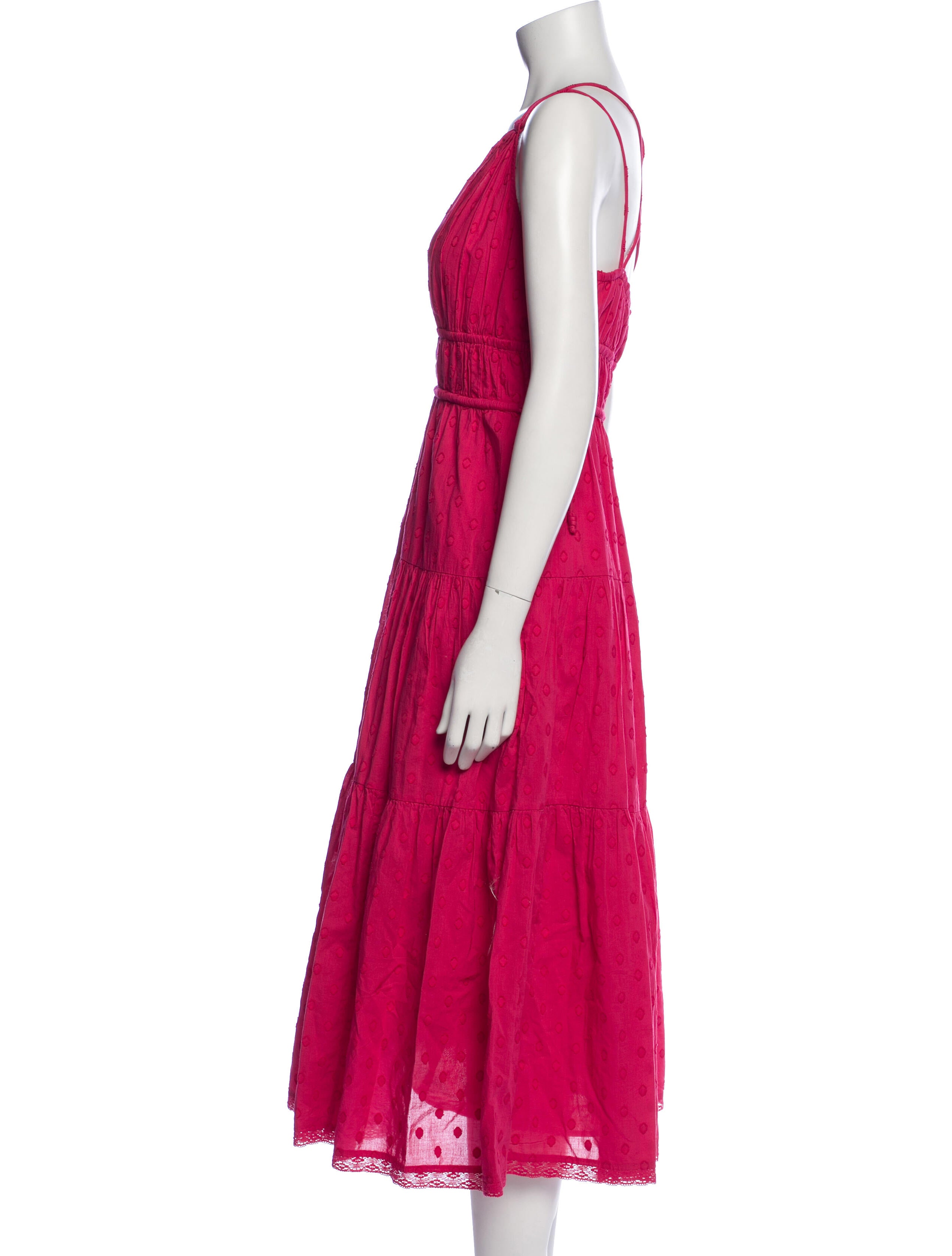 Ulla Johnson V-Neck Long Dress