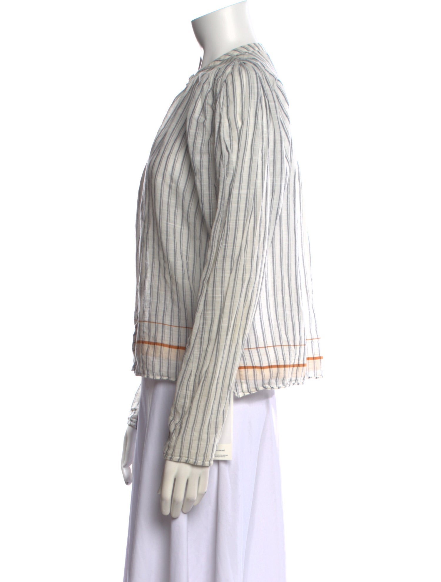 Ulla Johnson Striped Crew Neck Blouse