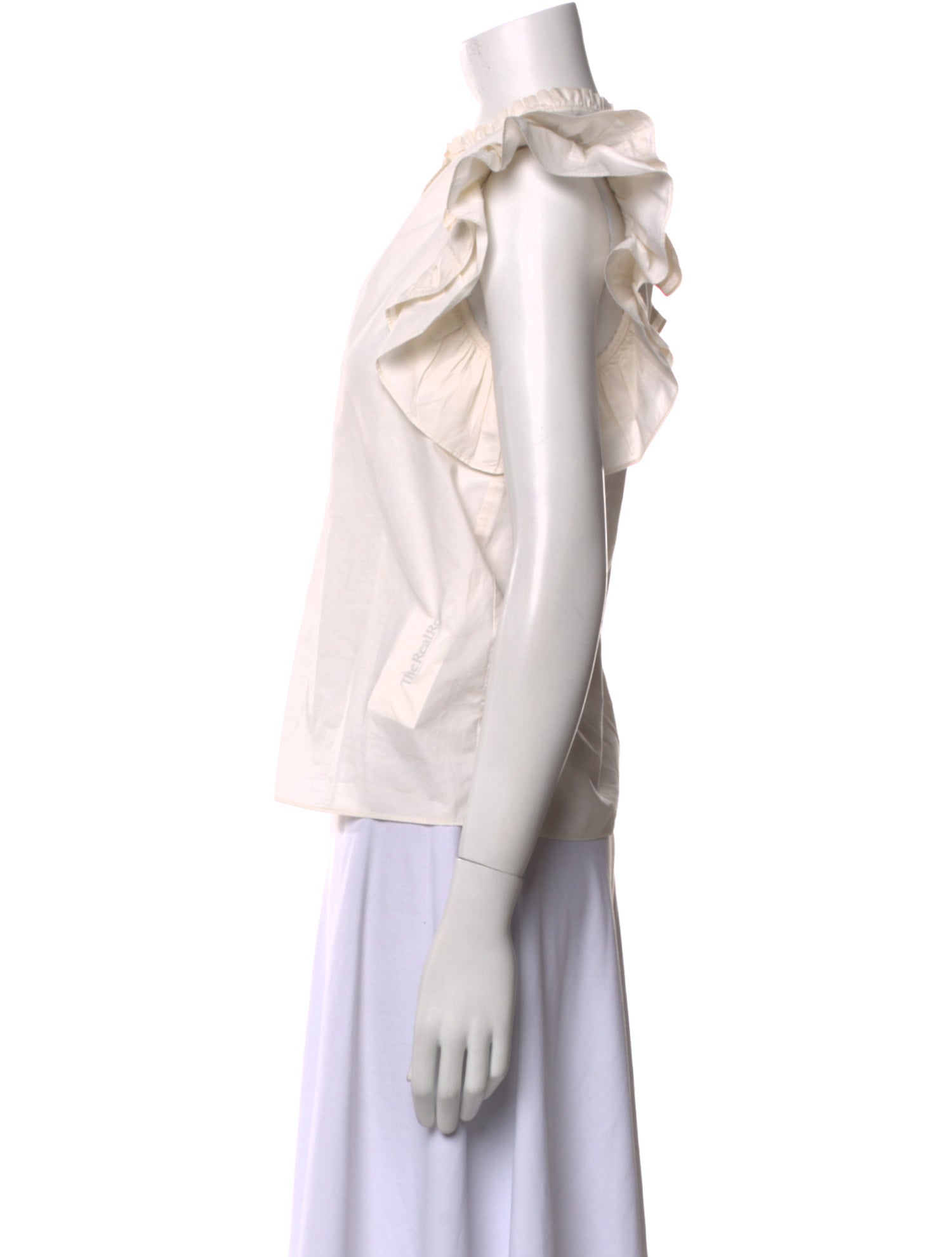 Ulla Johnson V-Neck Short Sleeve Blouse