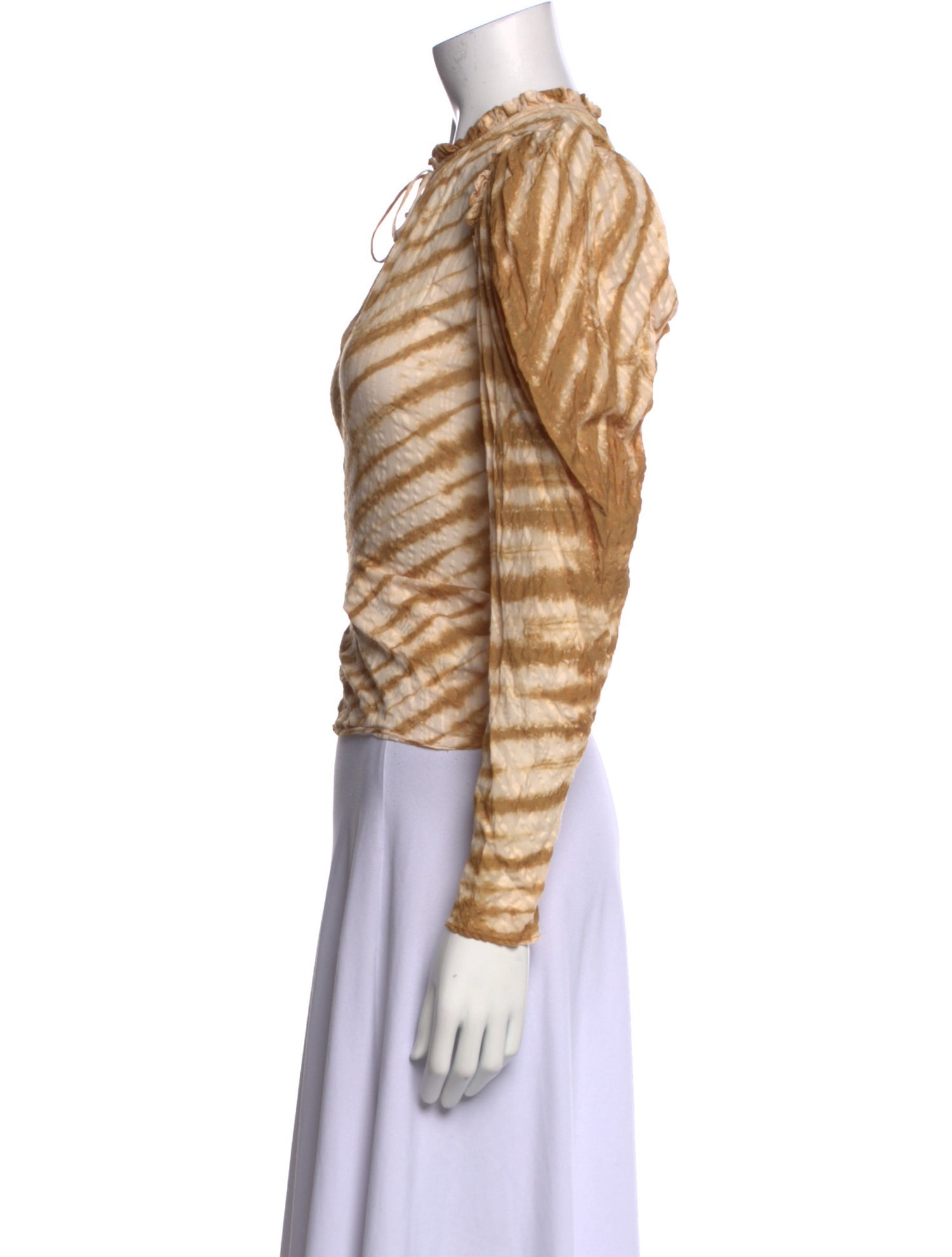 Ulla Johnson Tie-Dye Print Crew Neck Top