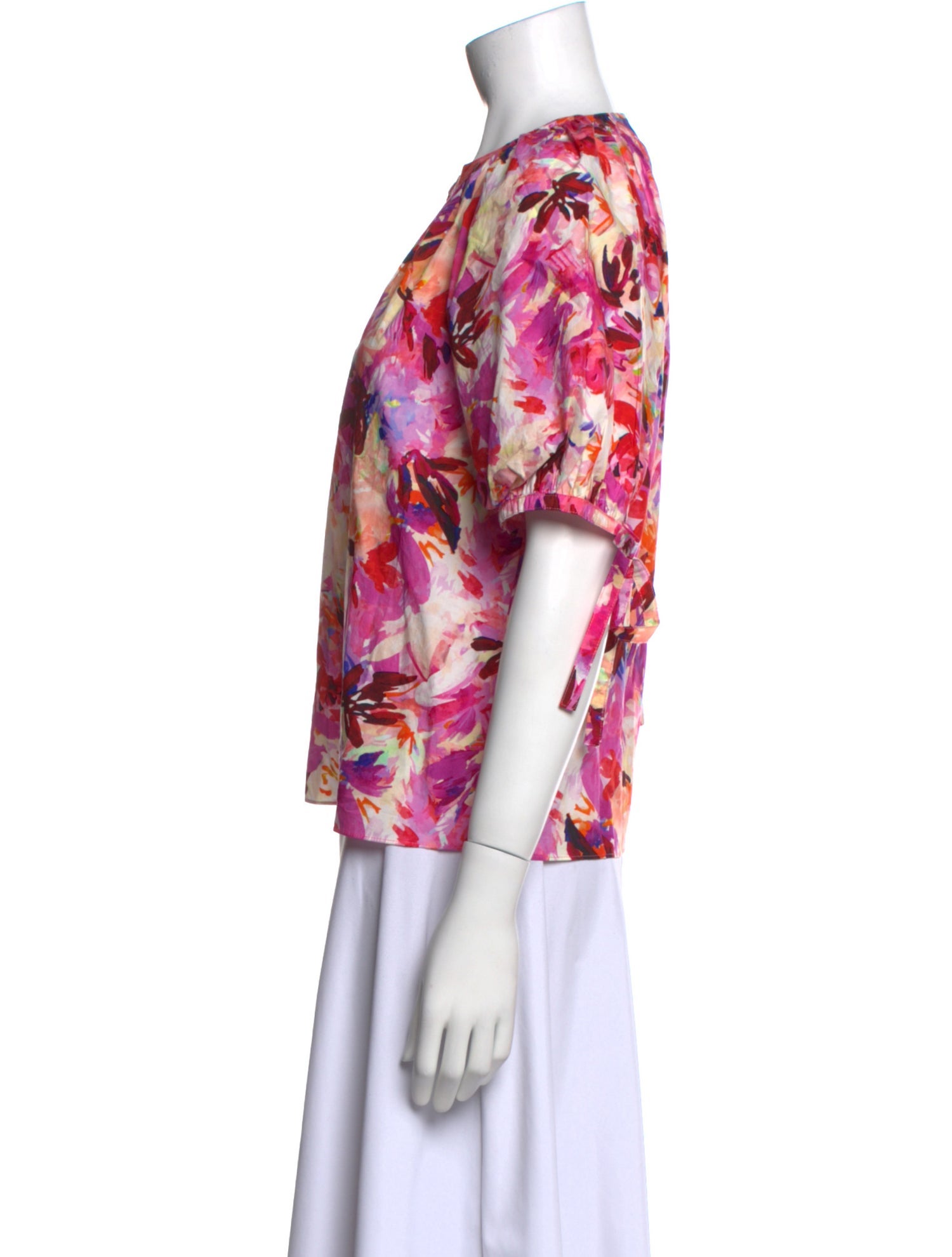 Ulla Johnson Floral Print Crew Neck T-Shirt