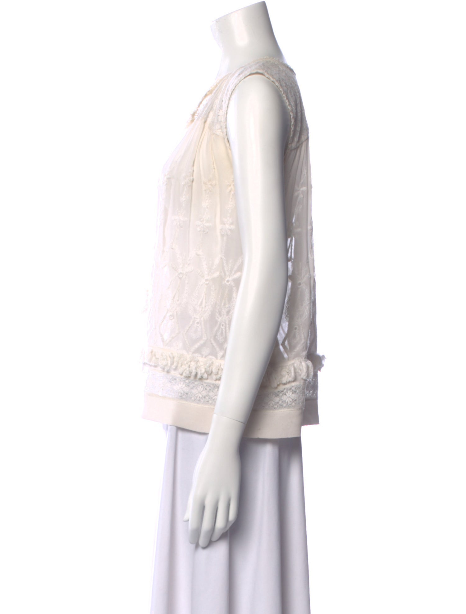 Ulla Johnson Silk V-Neck Blouse