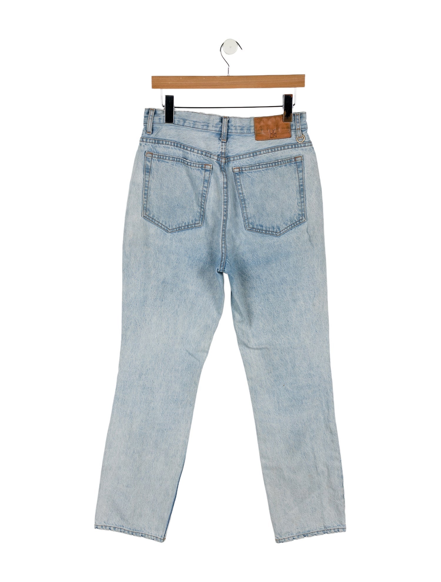 Ulla Johnson High-Rise Straight Leg Jeans