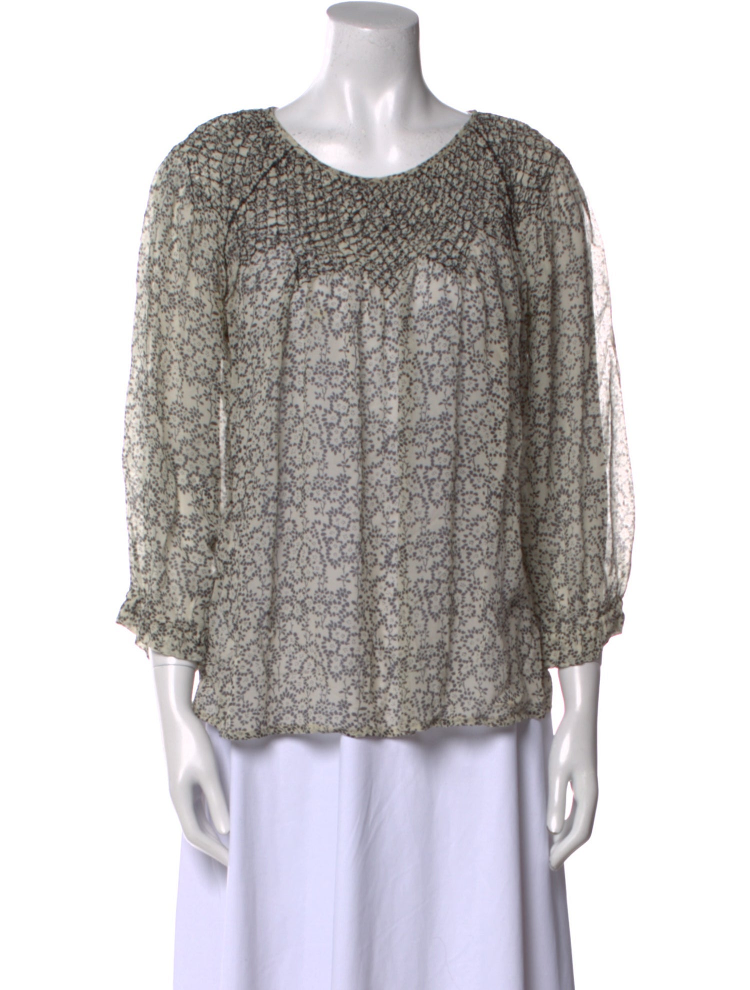 Ulla Johnson Silk Printed Blouse