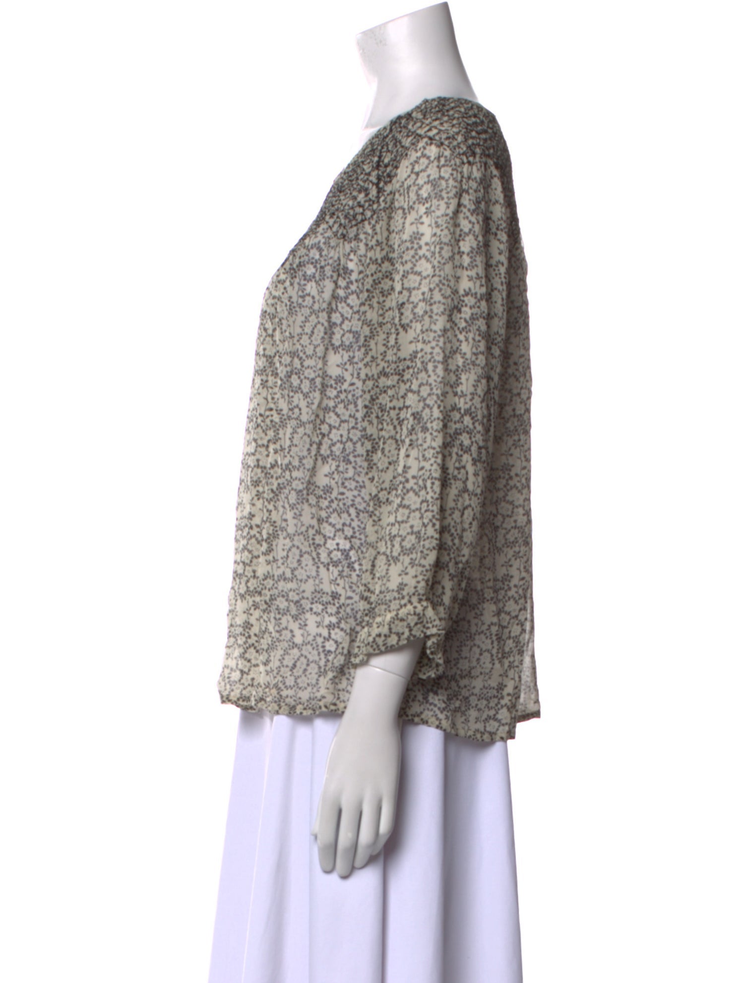 Ulla Johnson Silk Printed Blouse