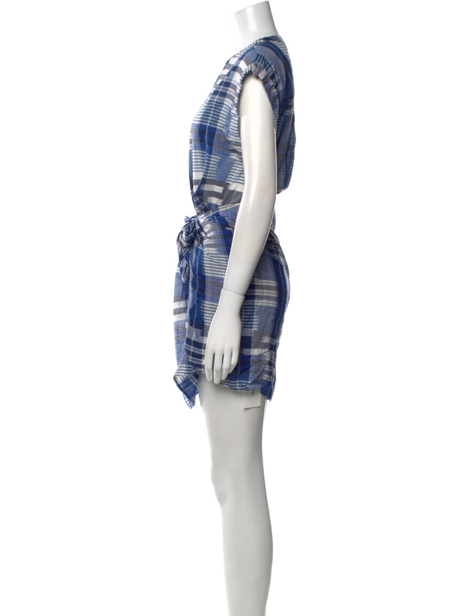 Ulla Johnson Plaid Print Knee-Length Dress